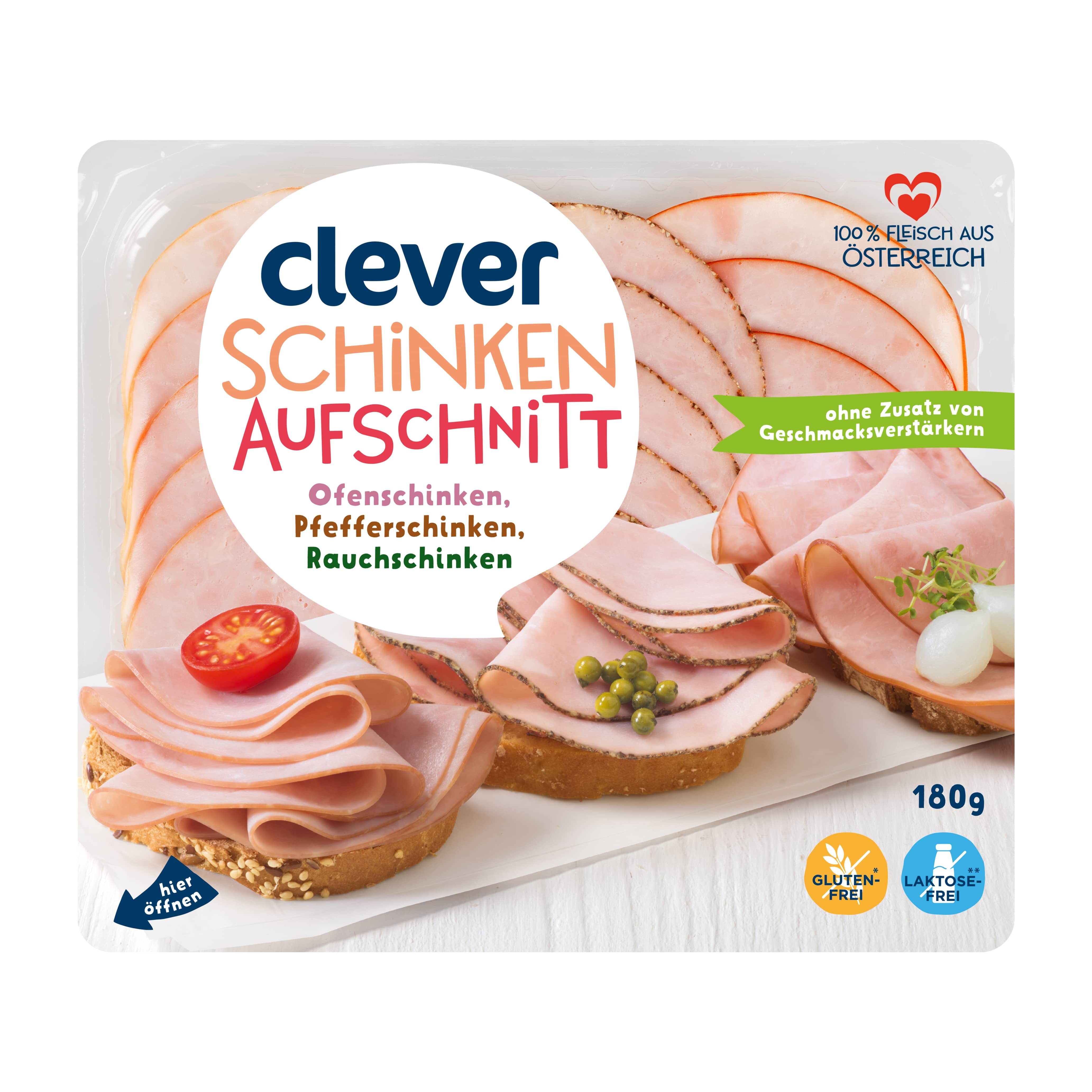 Clever Schinkenaufschnitt