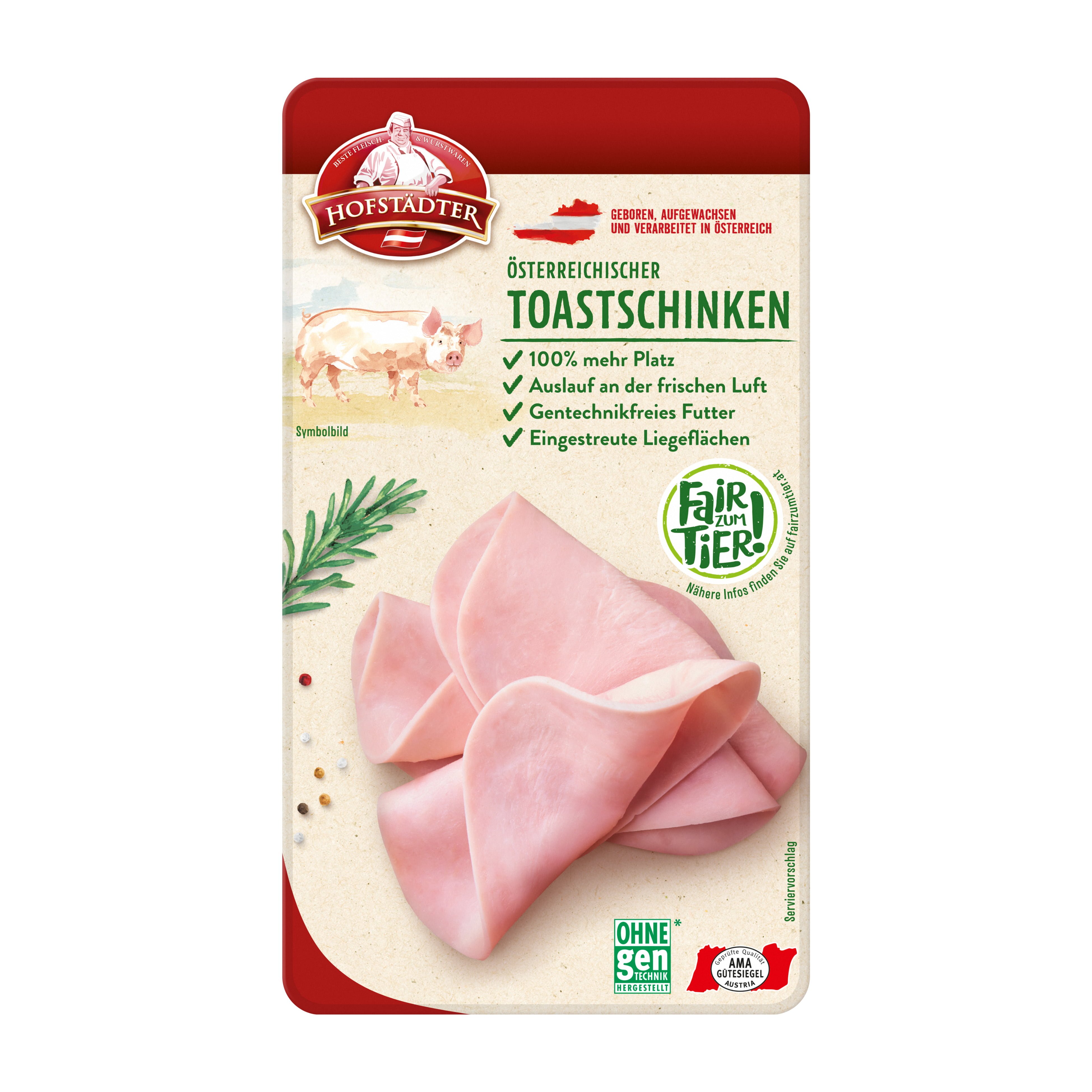 Hofstädter Fair zum Tier Toastschinken