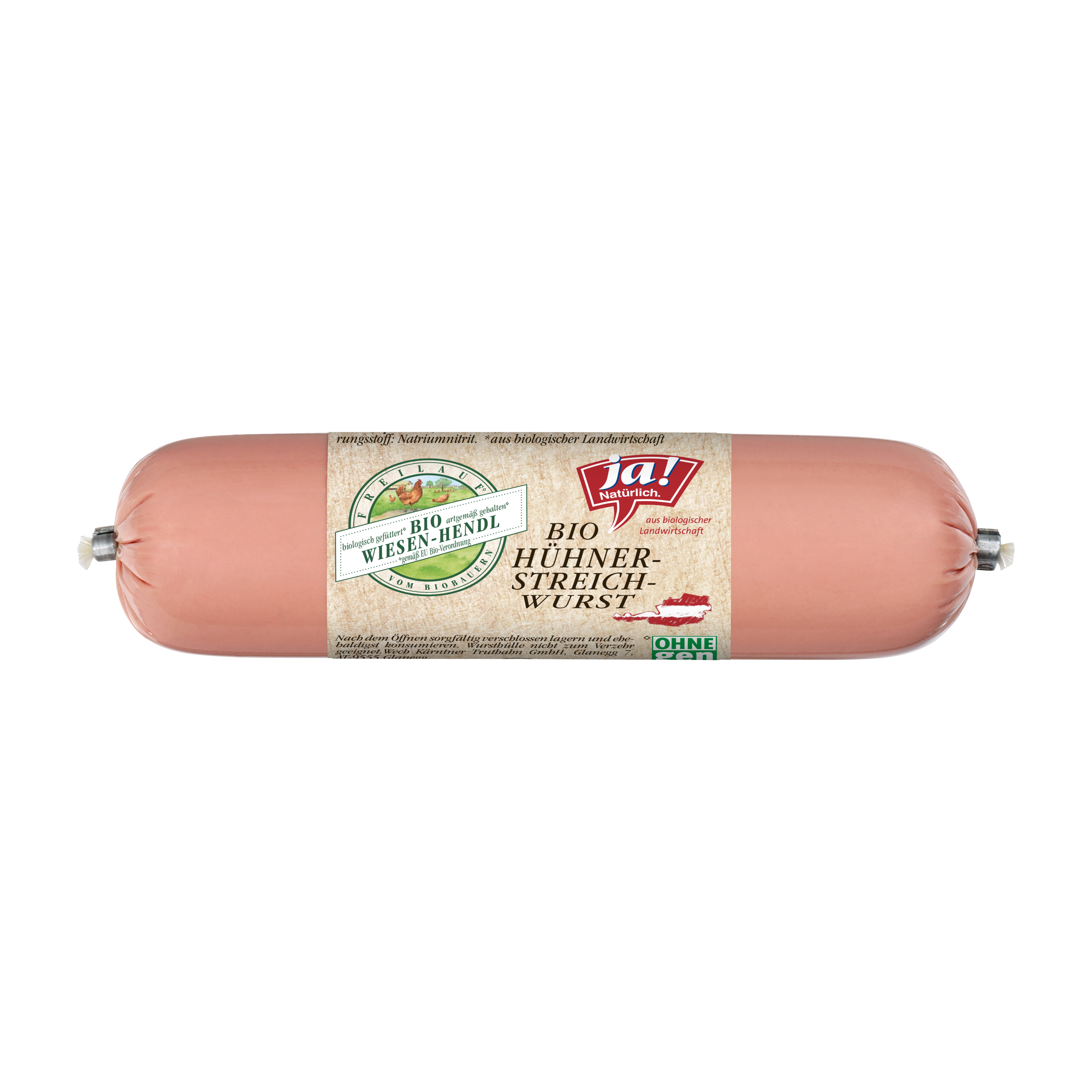 Ja! Natürlich Hühnerstreichwurst