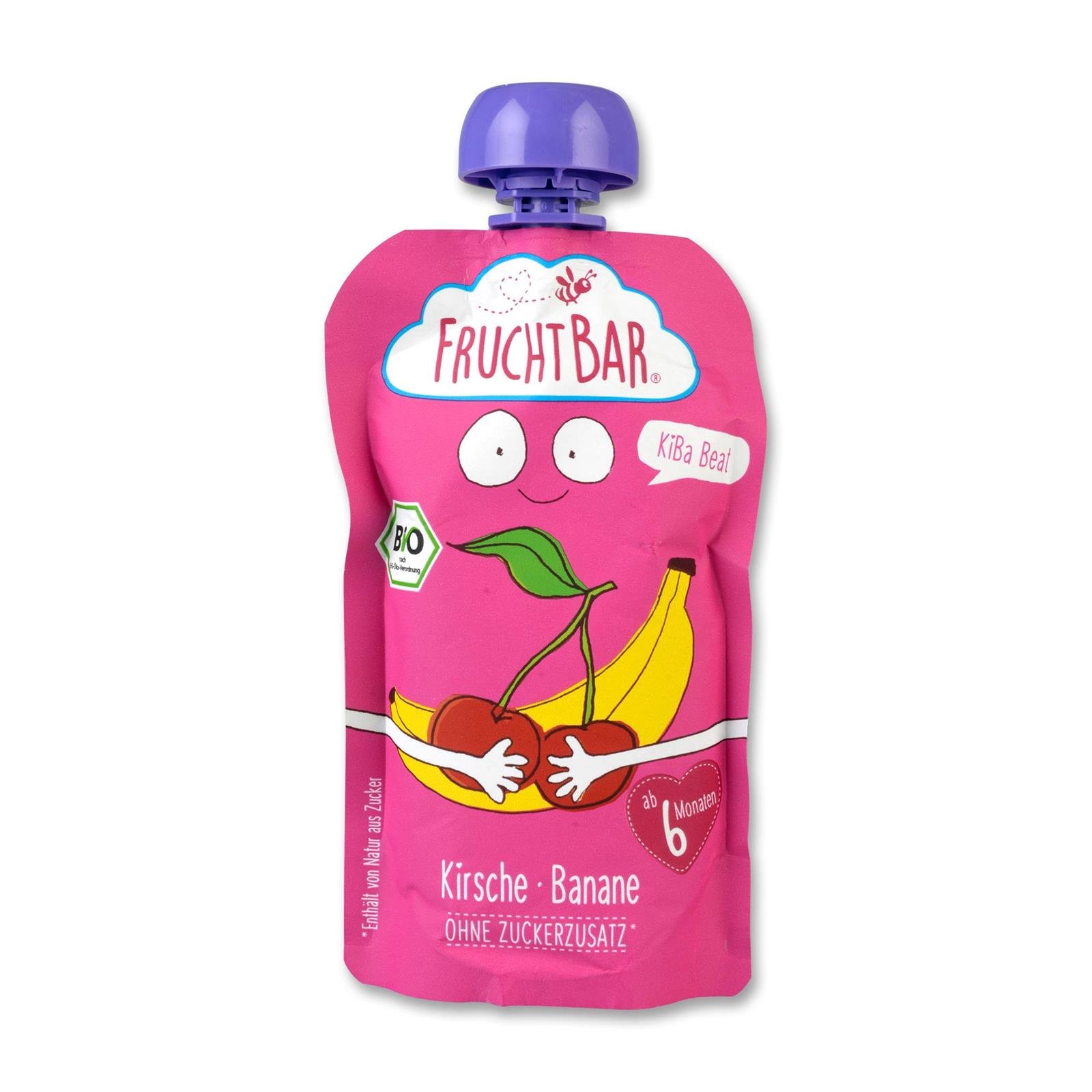 Fruchtbar Fruchtpüree Kirsche Banane