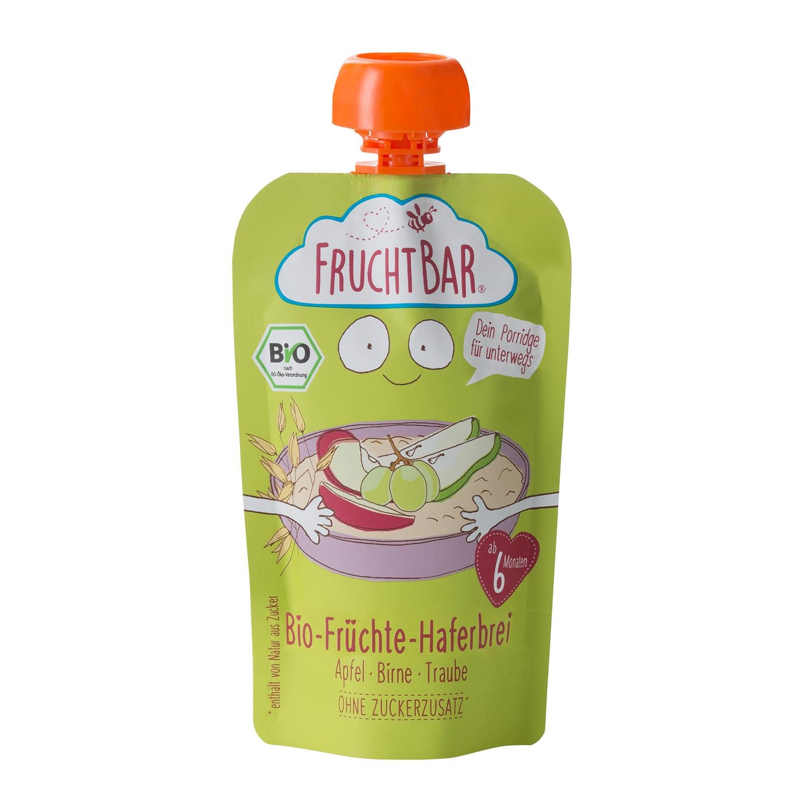 Fruchtbar Quetsche Apfel-Birne-Traube