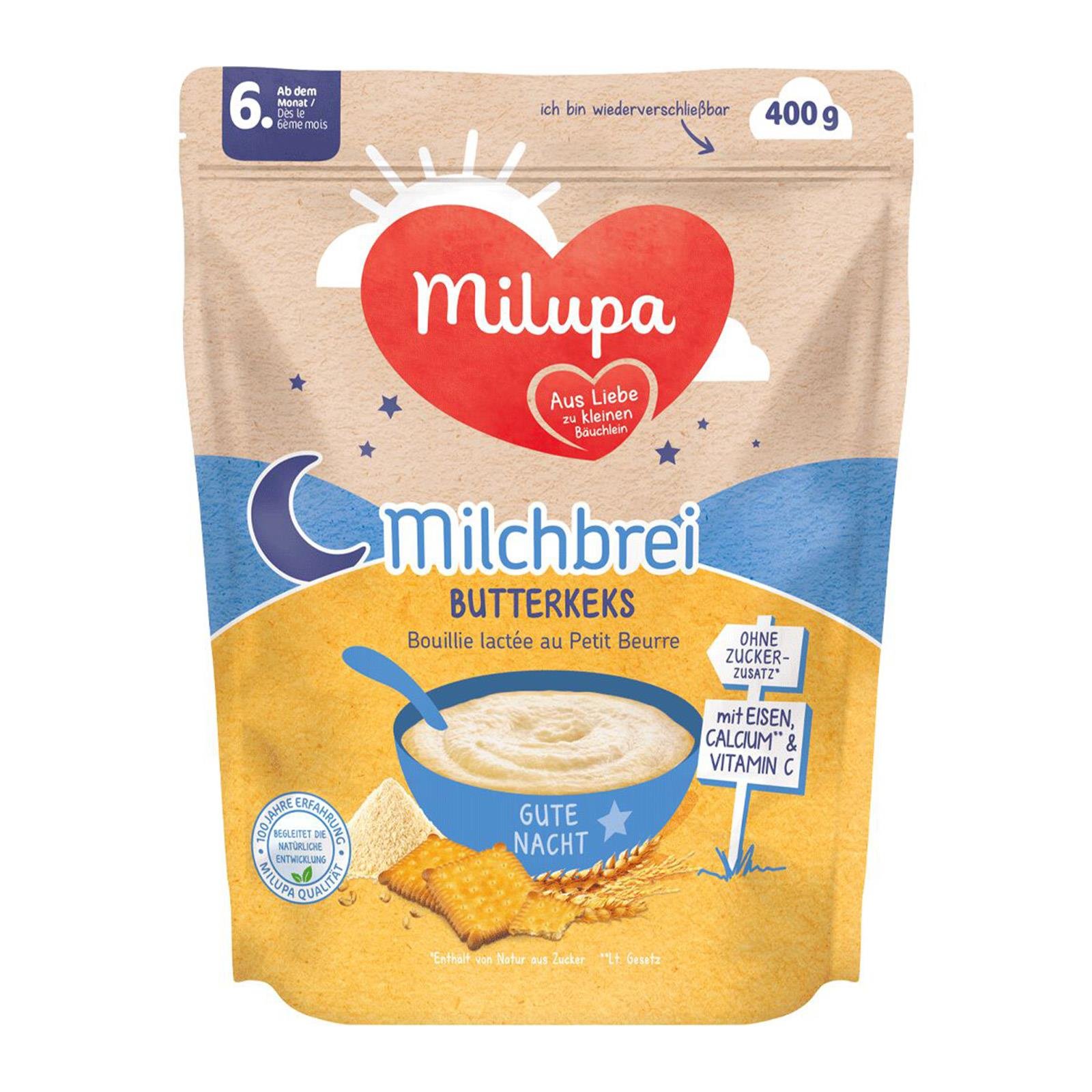 Milupa Milchbrei Butterkeks