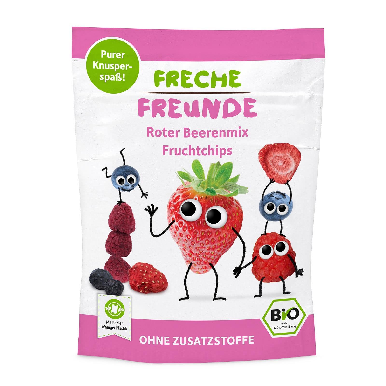 Freche Freunde Fruchtchips Roter Beerenmix