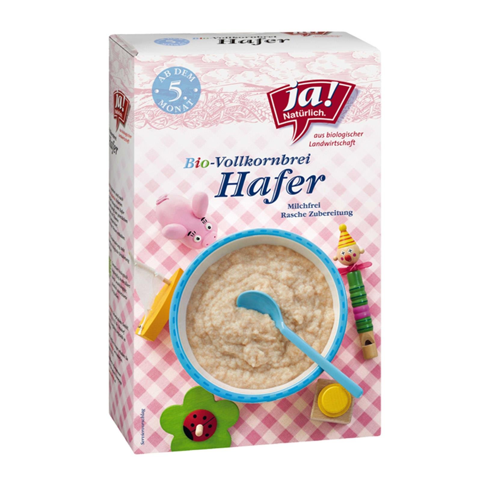 Ja! Natürlich Bio-Vollkorn Haferflockenbrei