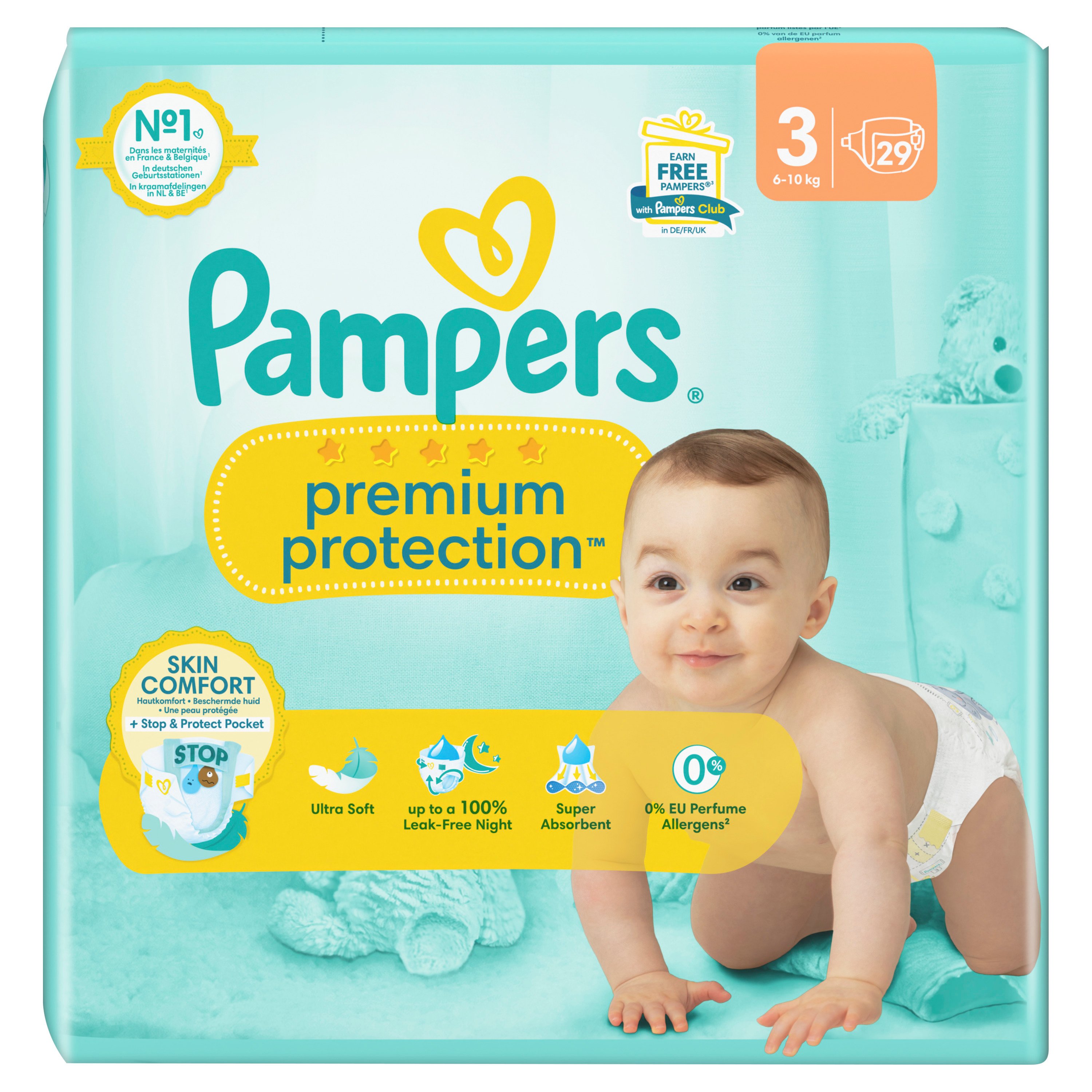 Pampers Premium Protection Gr. 3 Windeln