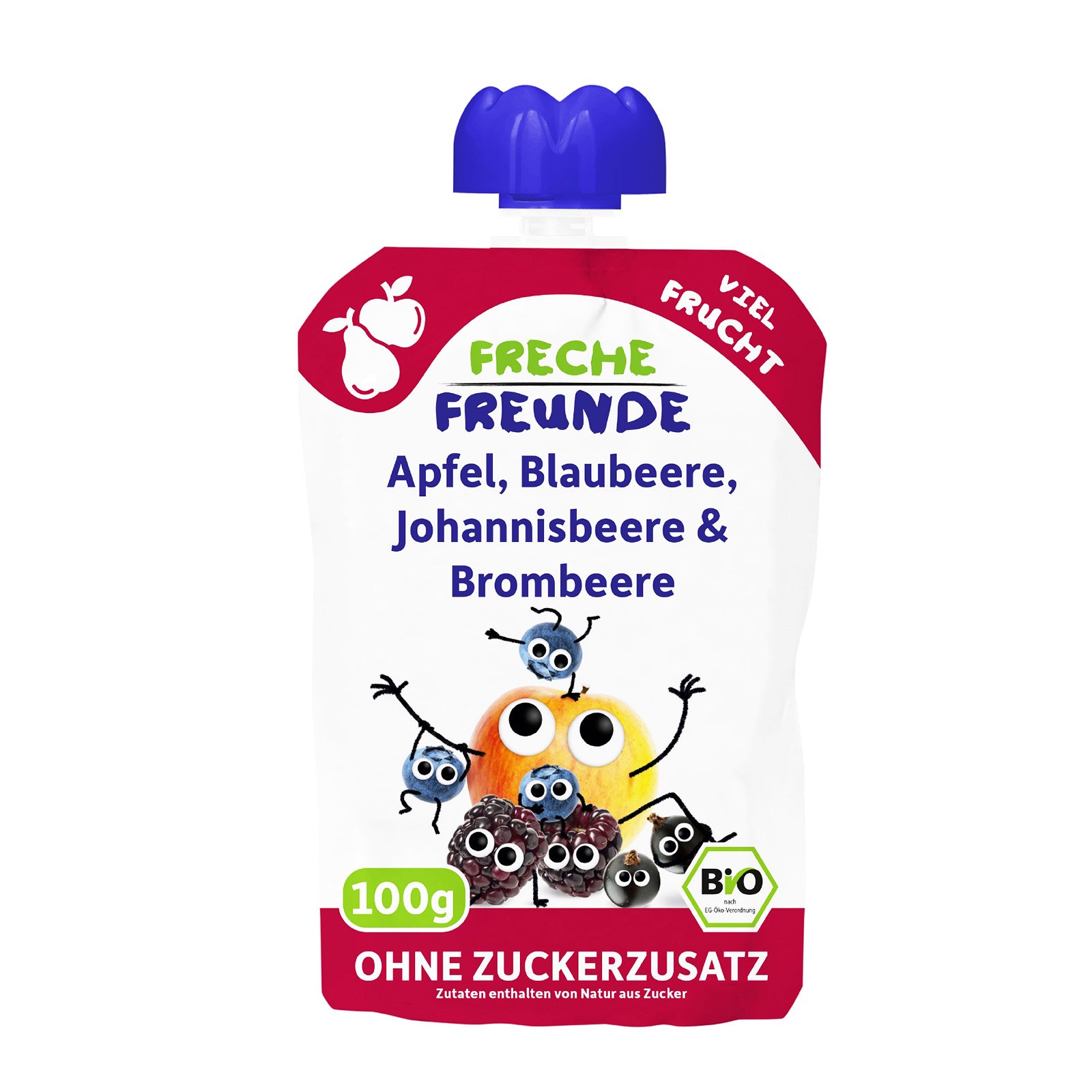 Freche Freunde Quetschie Blaue Beeren