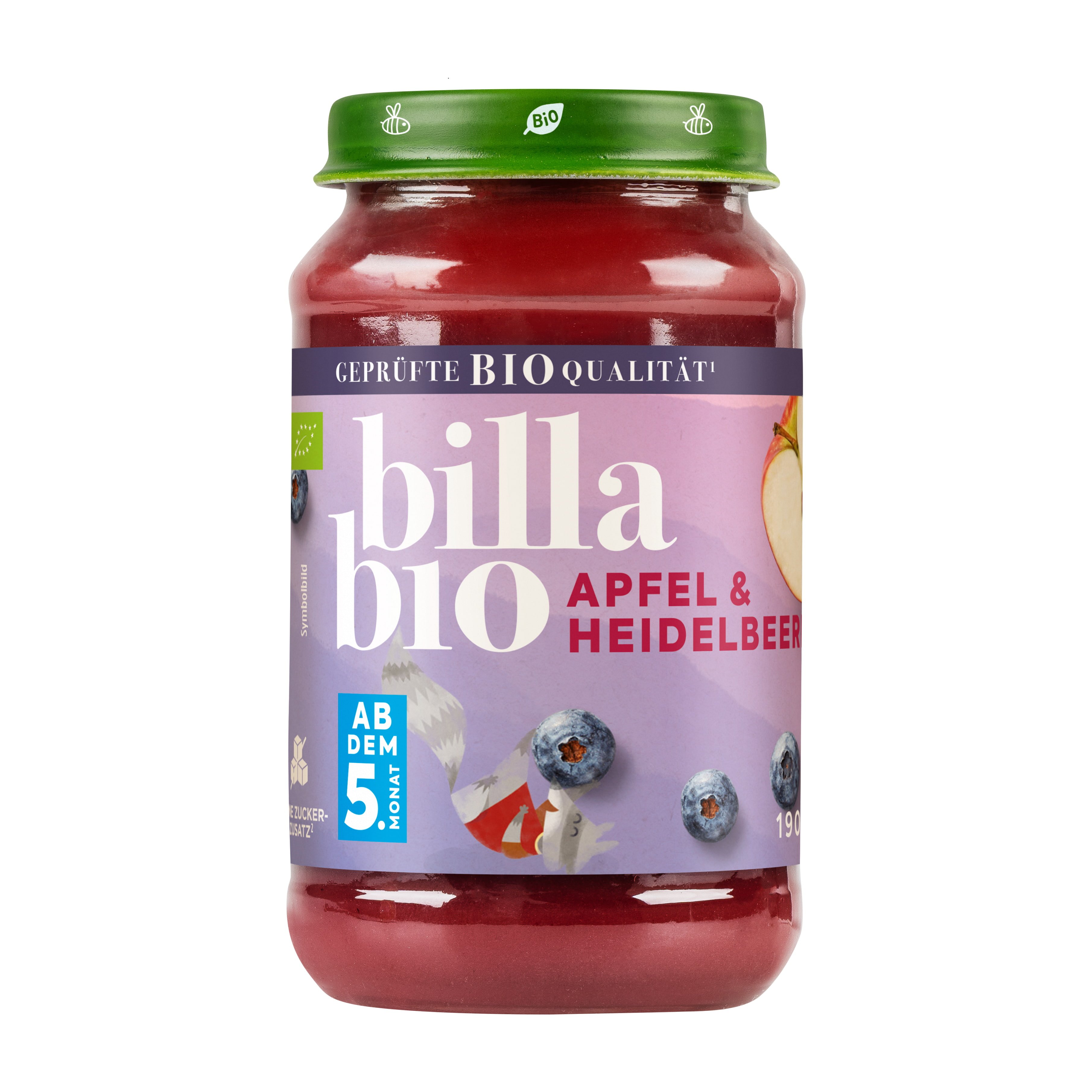 BILLA Bio Apfel mit Heidelbeere