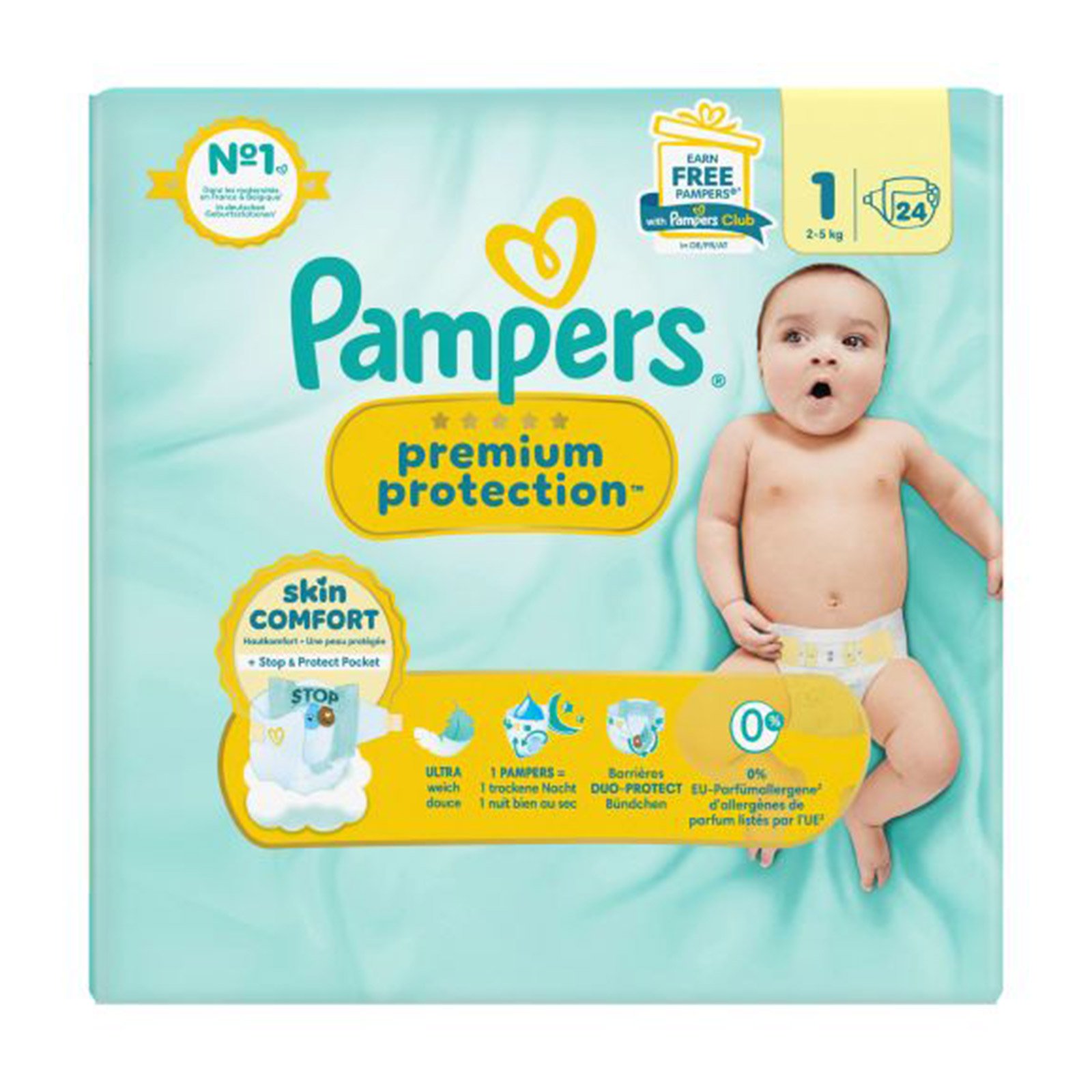 Pampers Windeln Premium Protection Gr.1 Newborn
