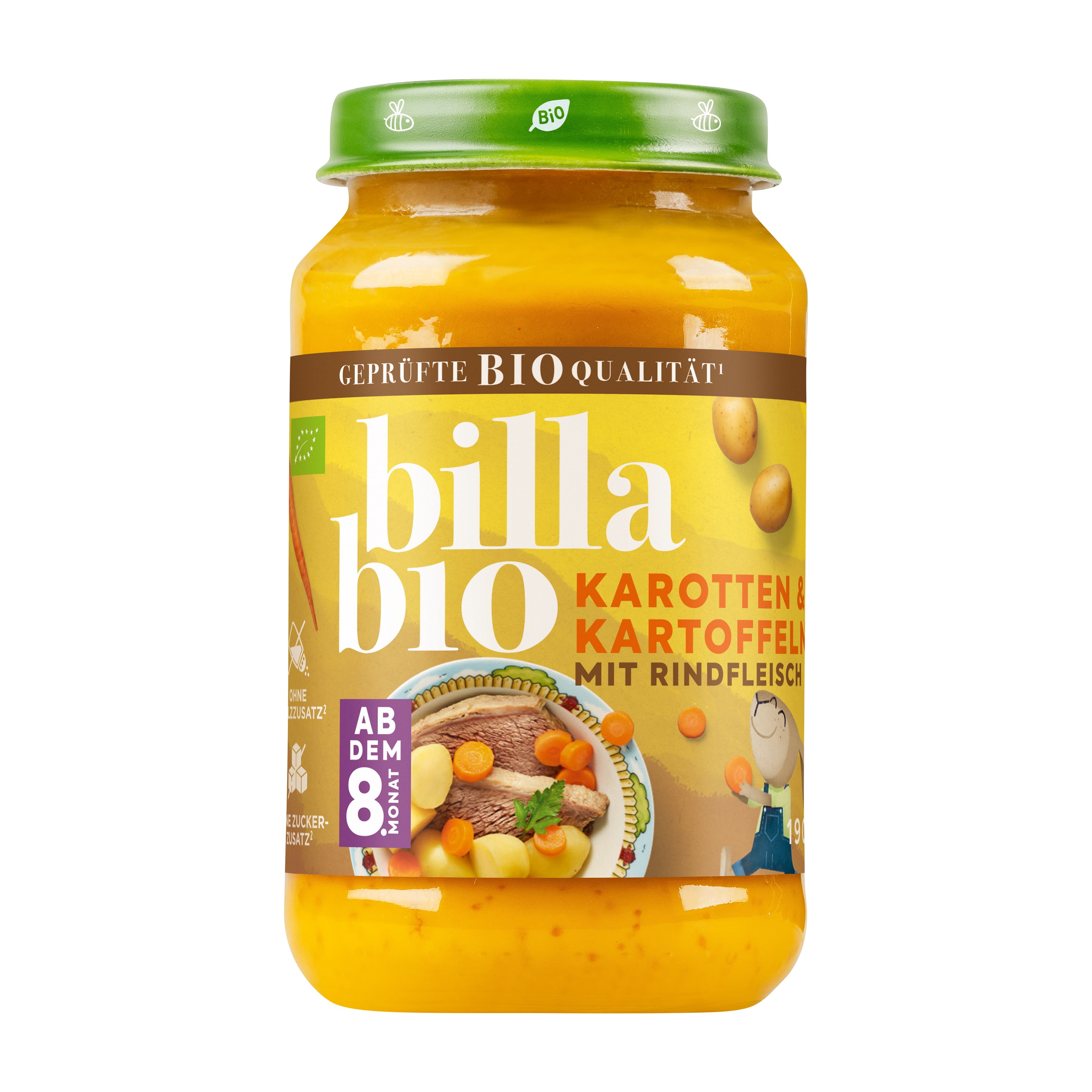 BILLA Bio Karotten & Kartoffeln mit Rindlfeisch