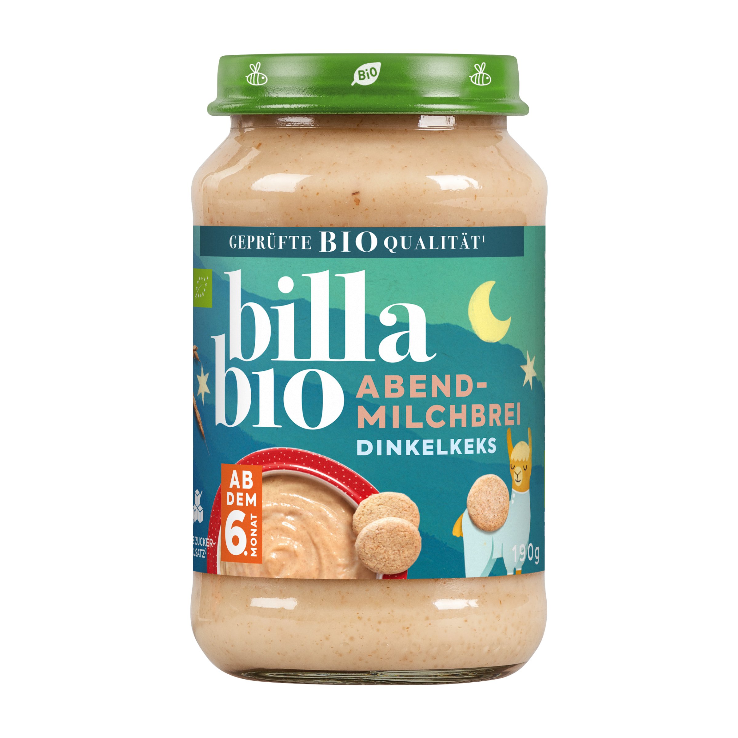 BILLA Bio Abendmilchbrei Dinkelkeks