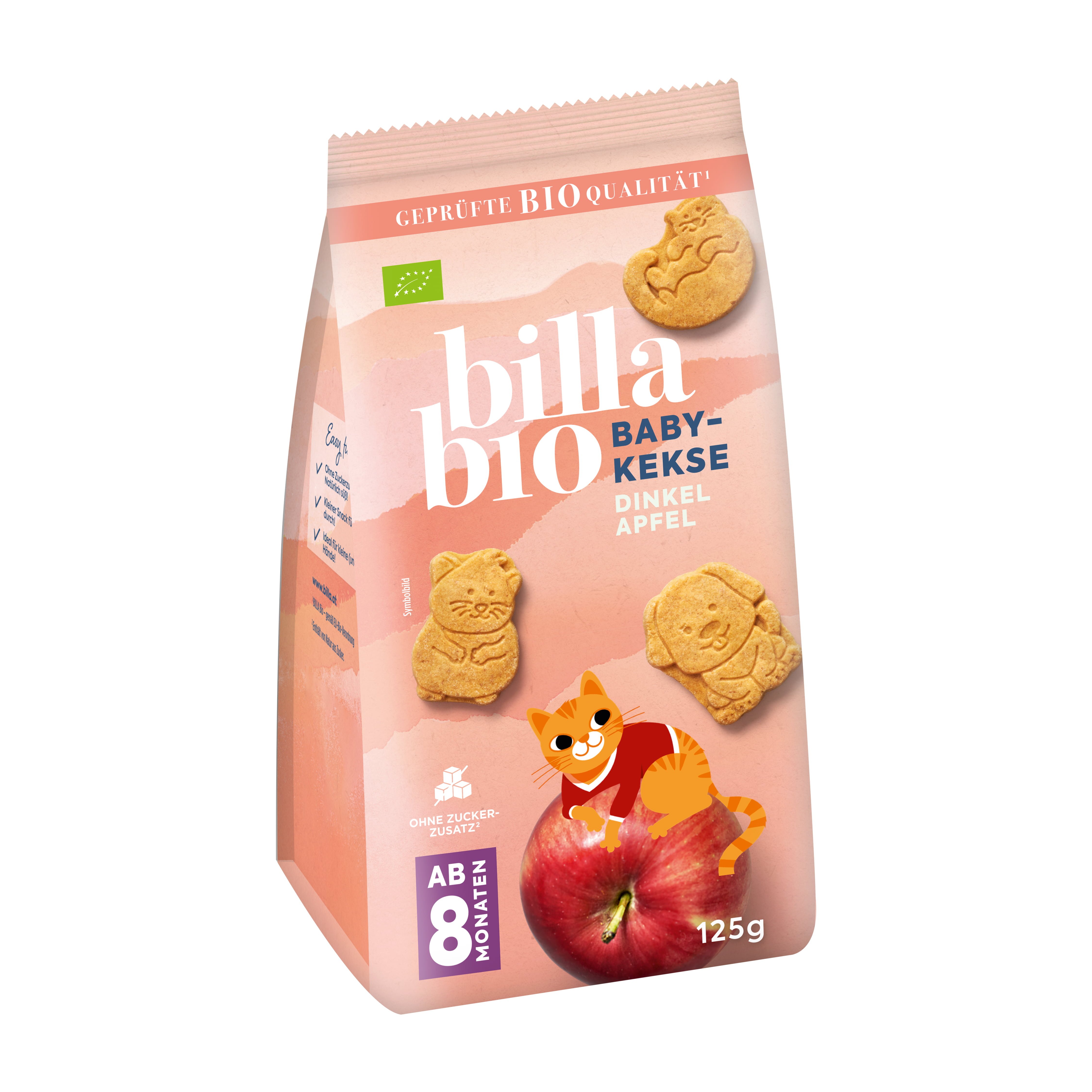 BILLA Bio Babykekse Dinkel Apfel Karotte