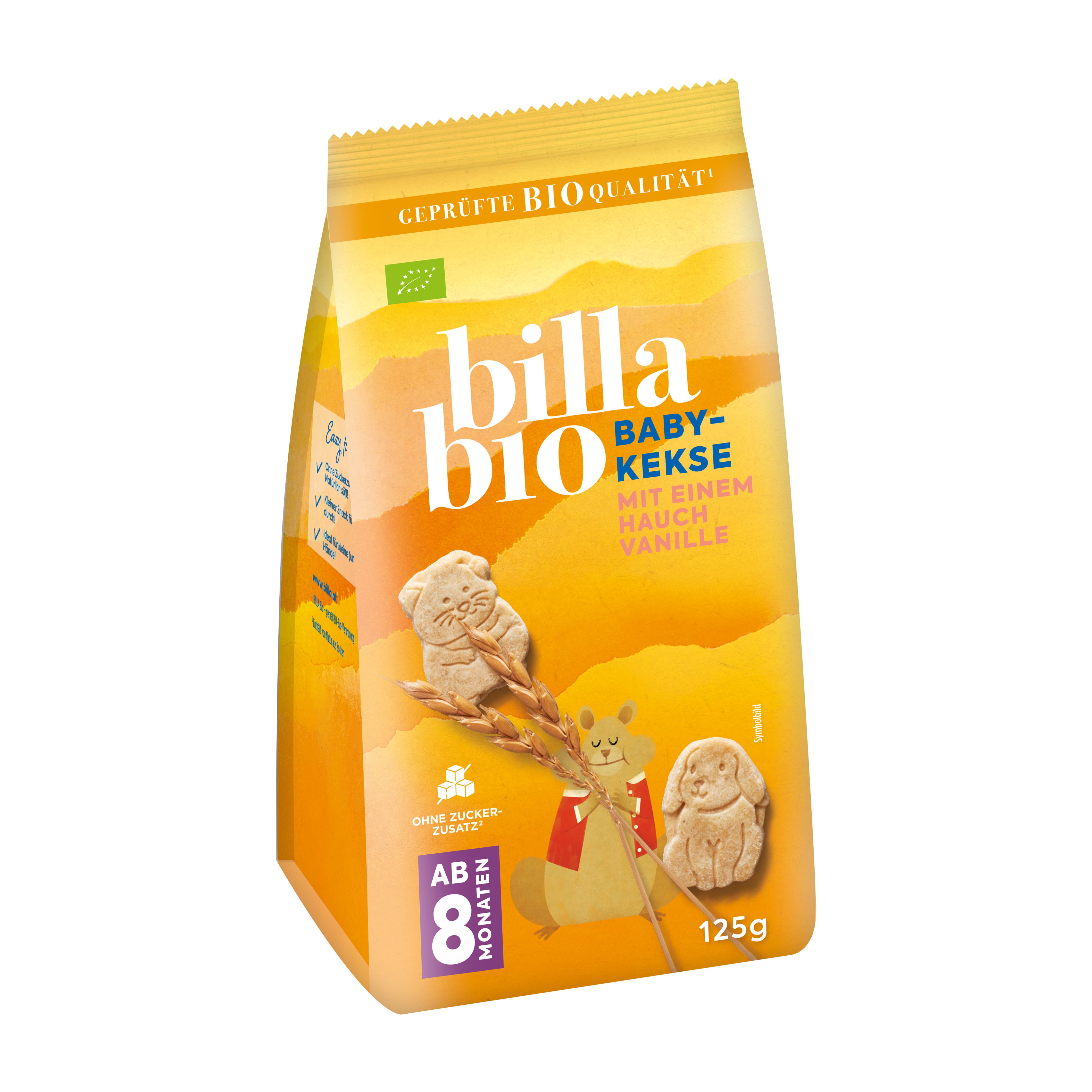 BILLA Bio Babykekse Dinkel Vanille