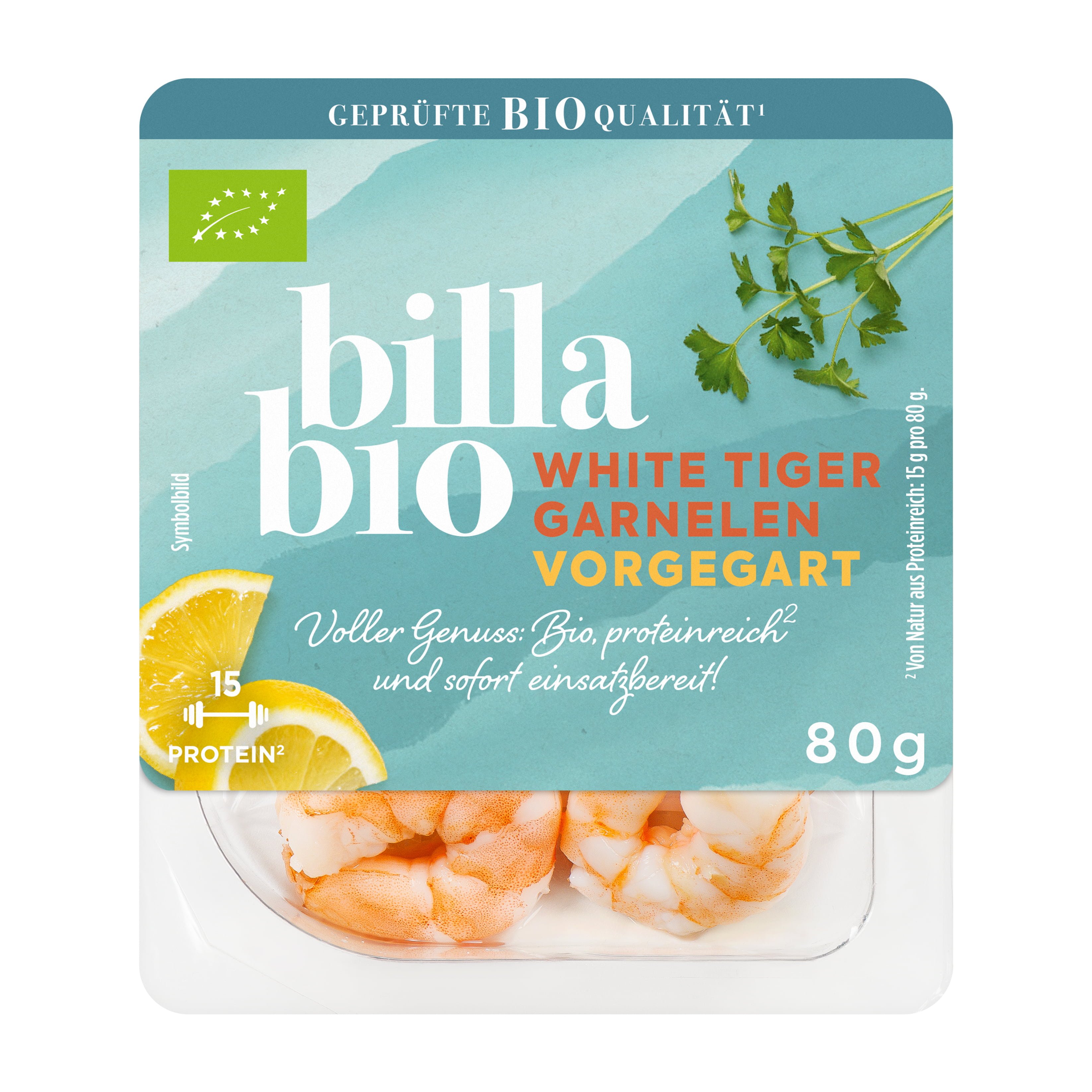 BILLA Bio Garnelen Essfertig