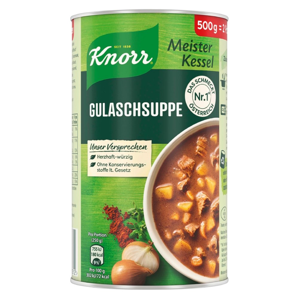 Knorr Meisterkessel Gulaschsuppe