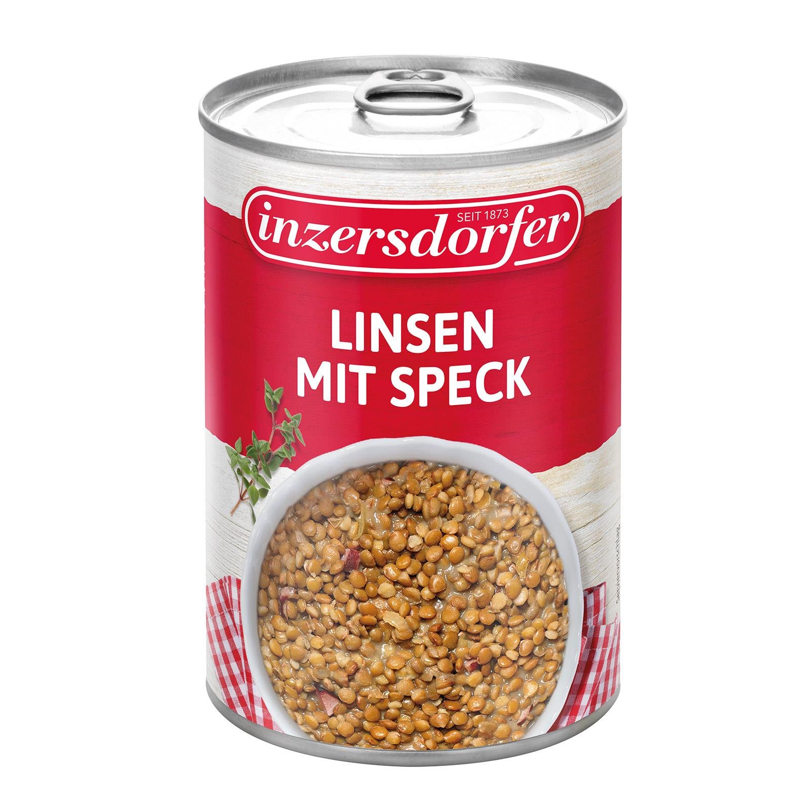Inzersdorfer Linsen mit Speck