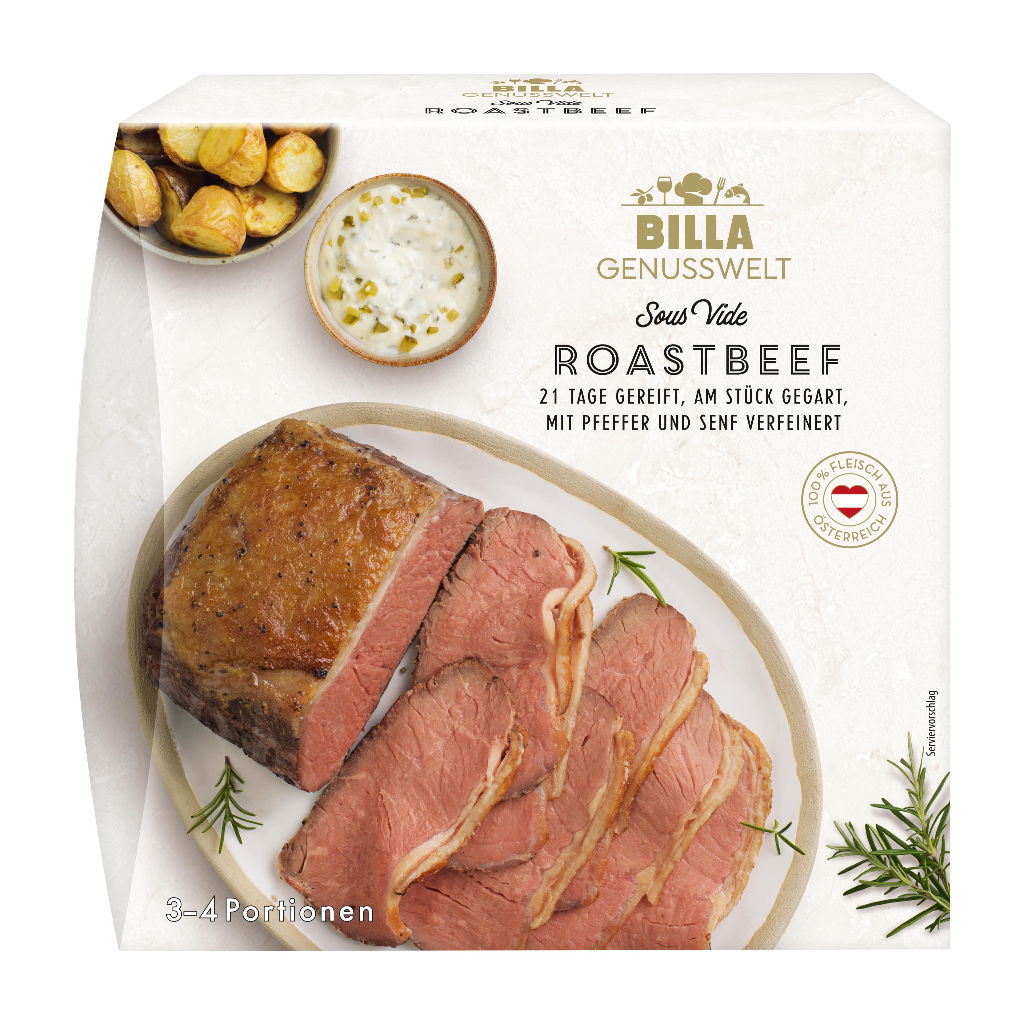 BILLA Genusswelt Roastbeef Sous Vide