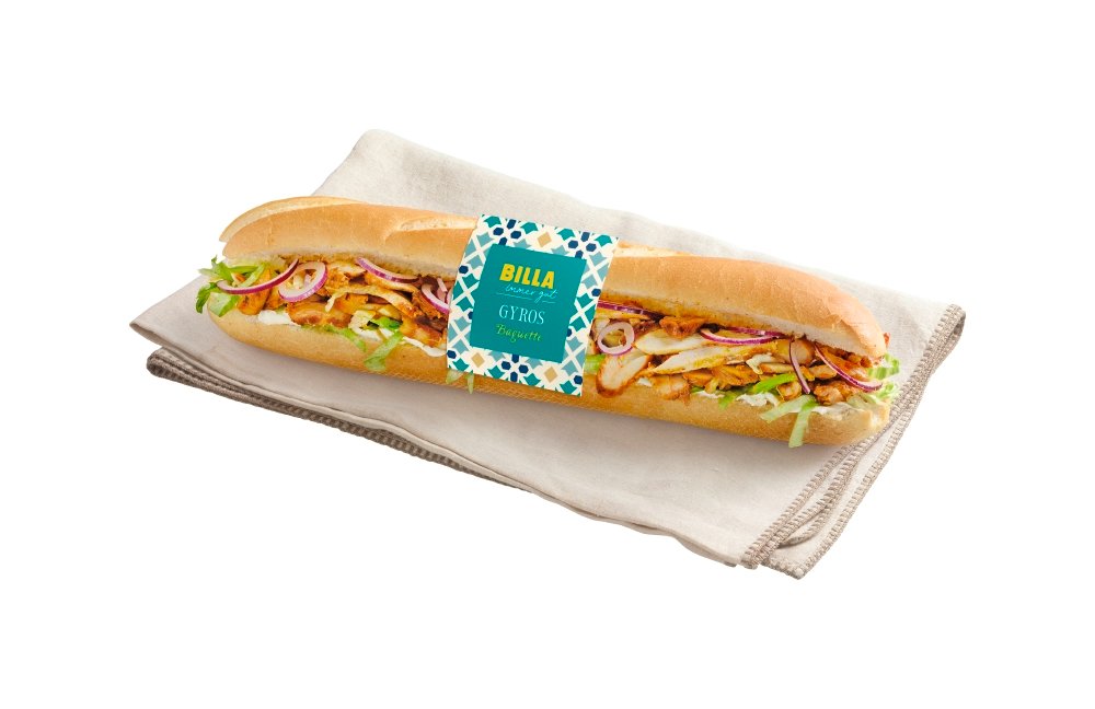 BILLA Gyros Baguette
