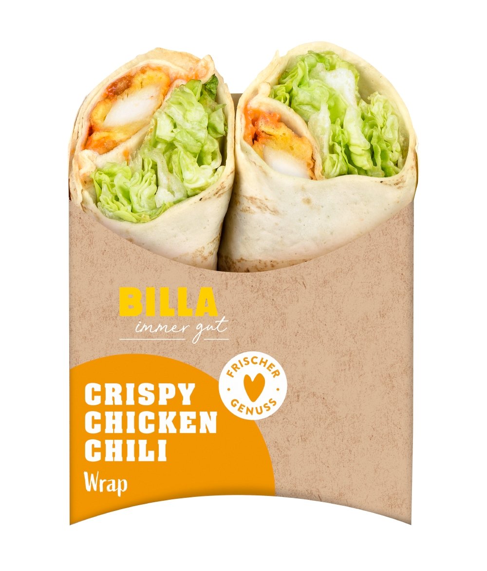 BILLA Crispy Chicken Chili Wrap
