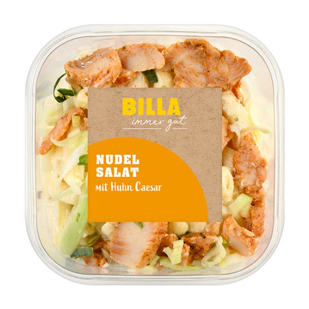 BILLA Nudelsalat mit Huhn Caesar
