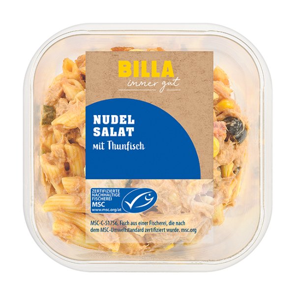 BILLA Nudel Thunfisch Salat