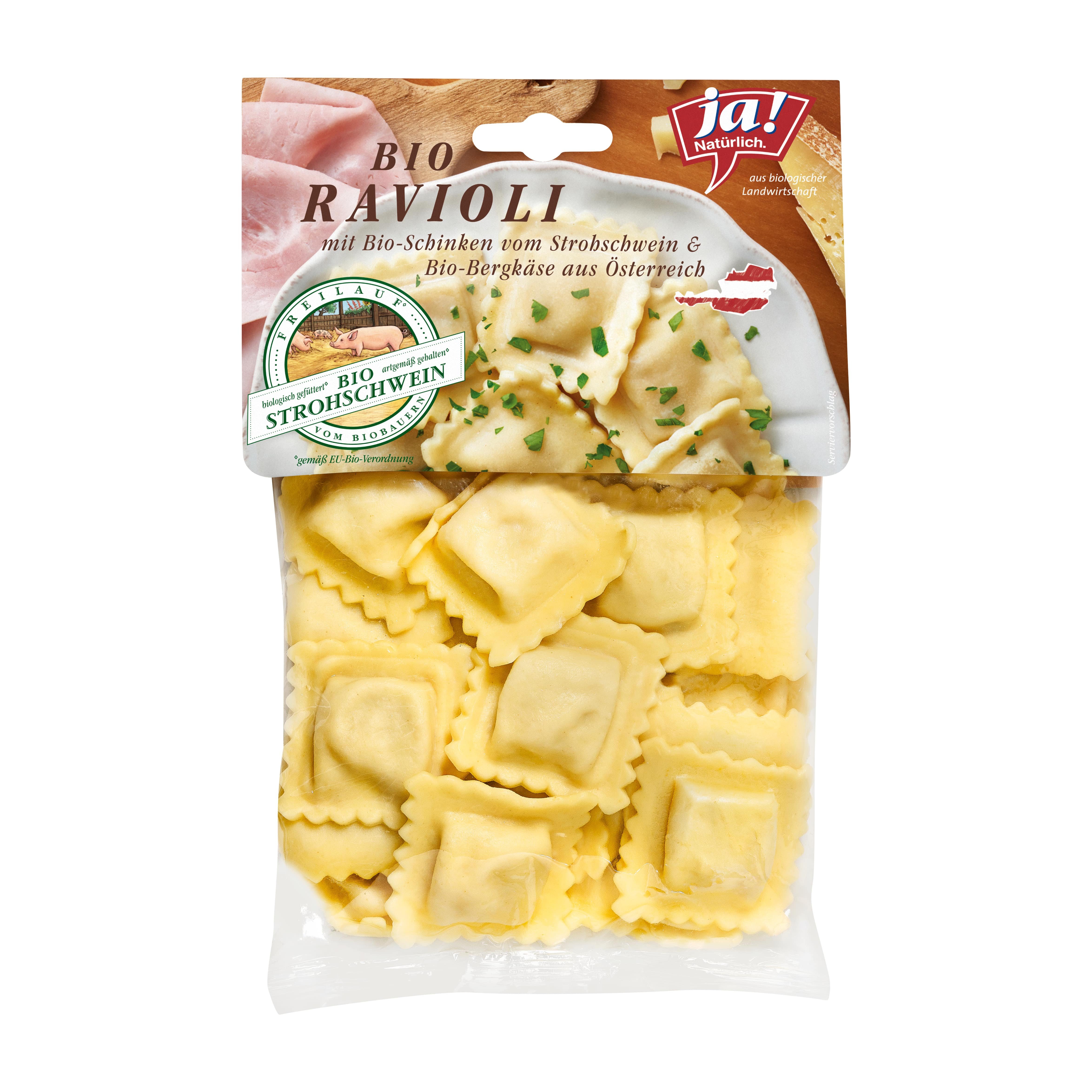 Ja! Natürlich Ravioli Schinken