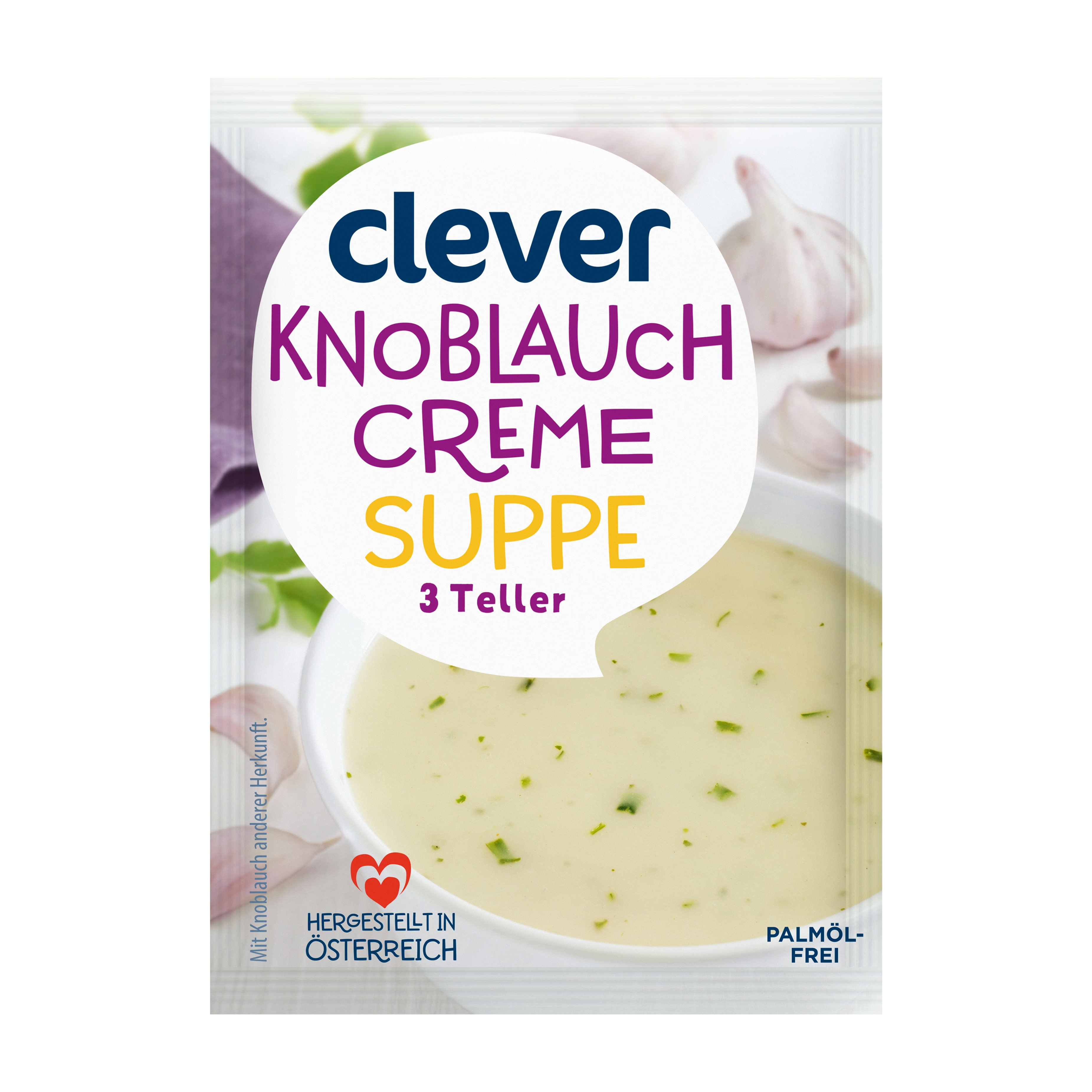 Clever Knoblauchcremesuppe