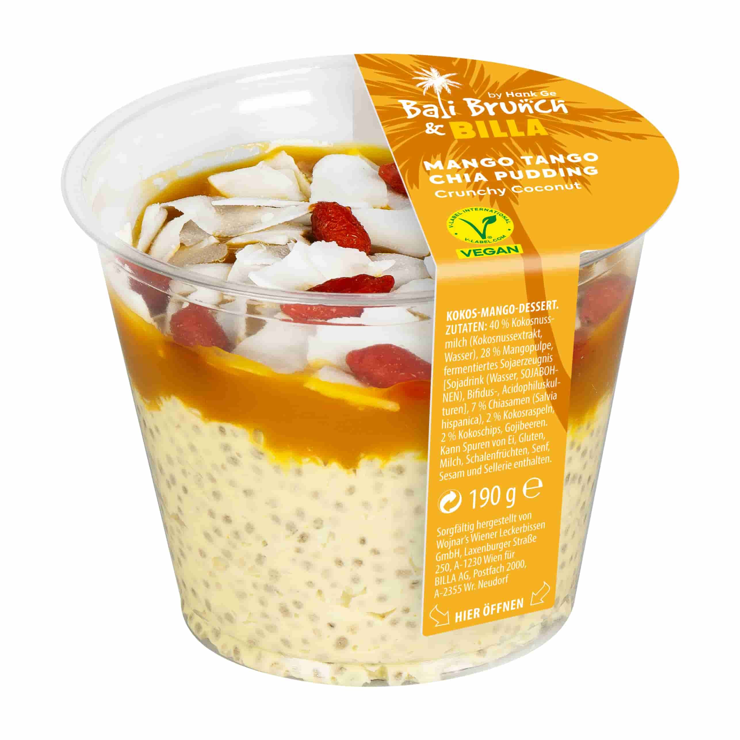BILLA Bali Mango Chia Pudding