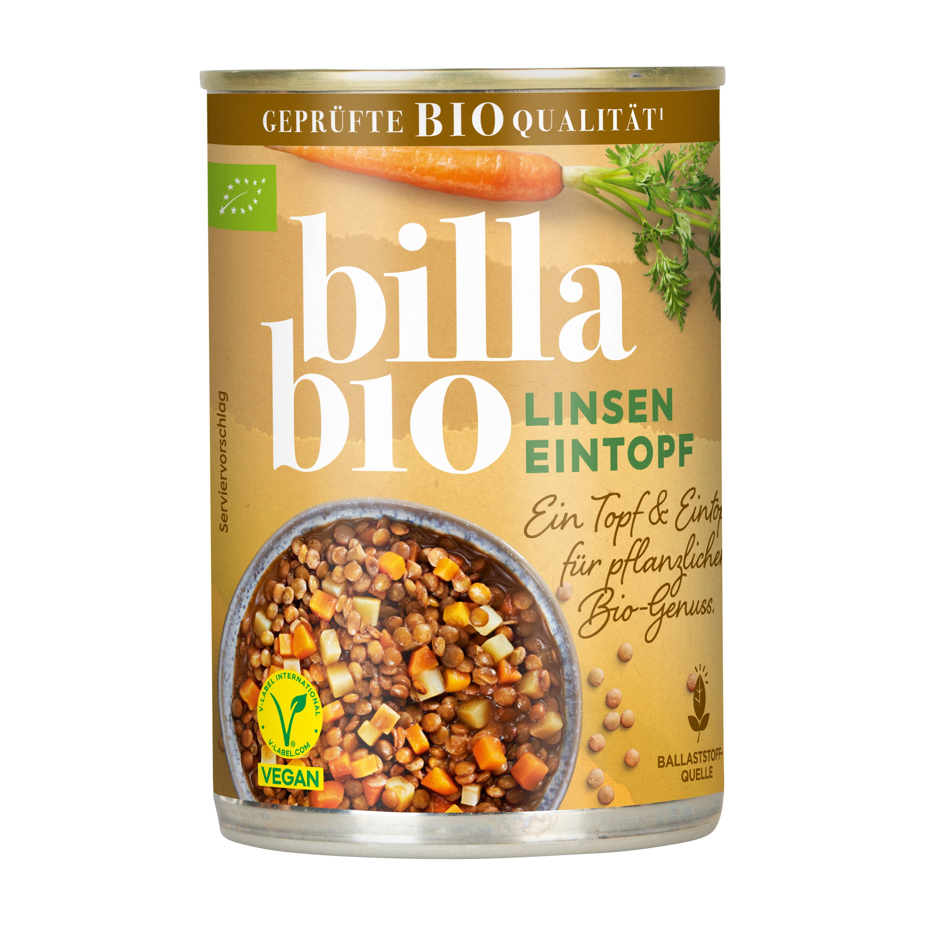 BILLA Bio Linseneintopf
