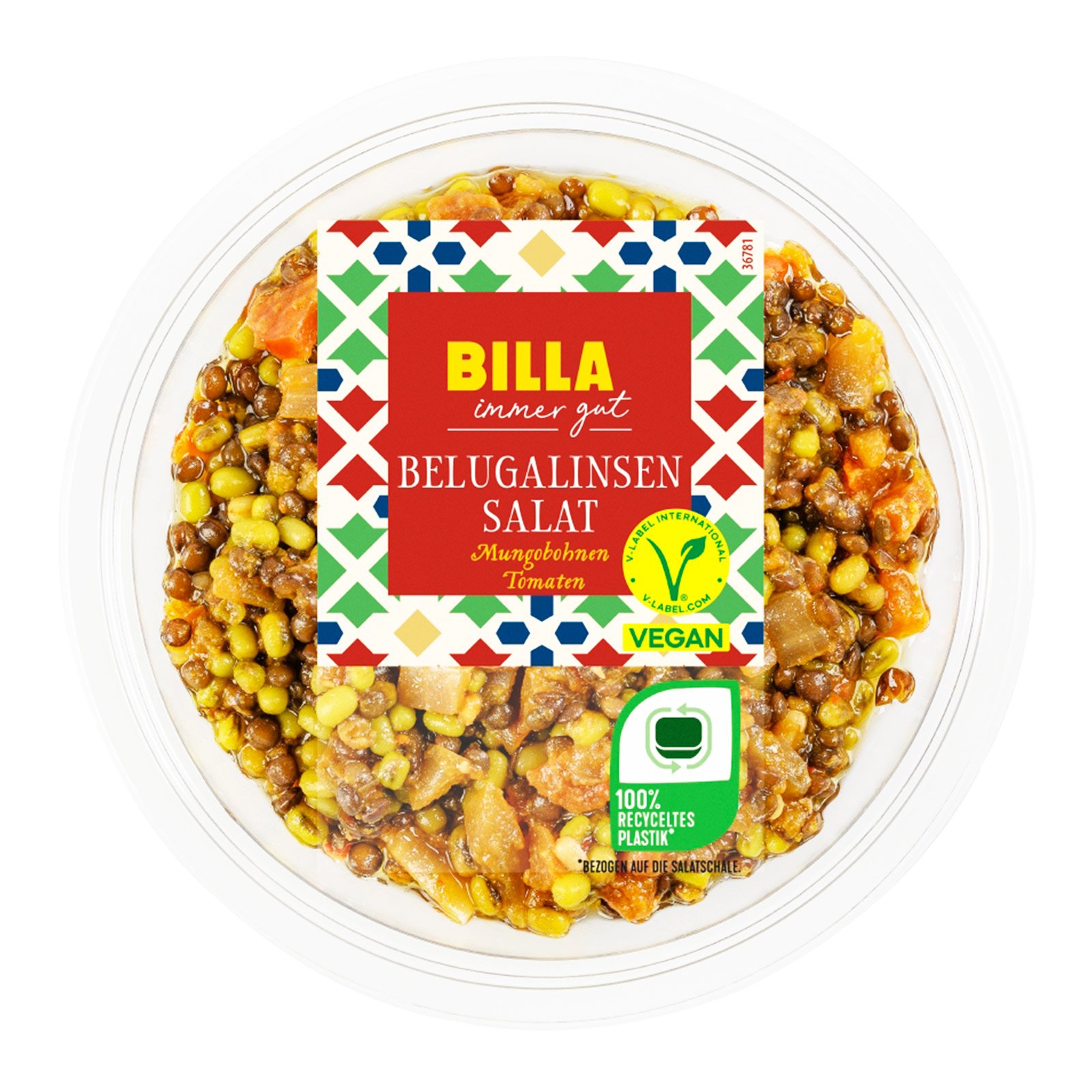 BILLA Belugalinsen Salat