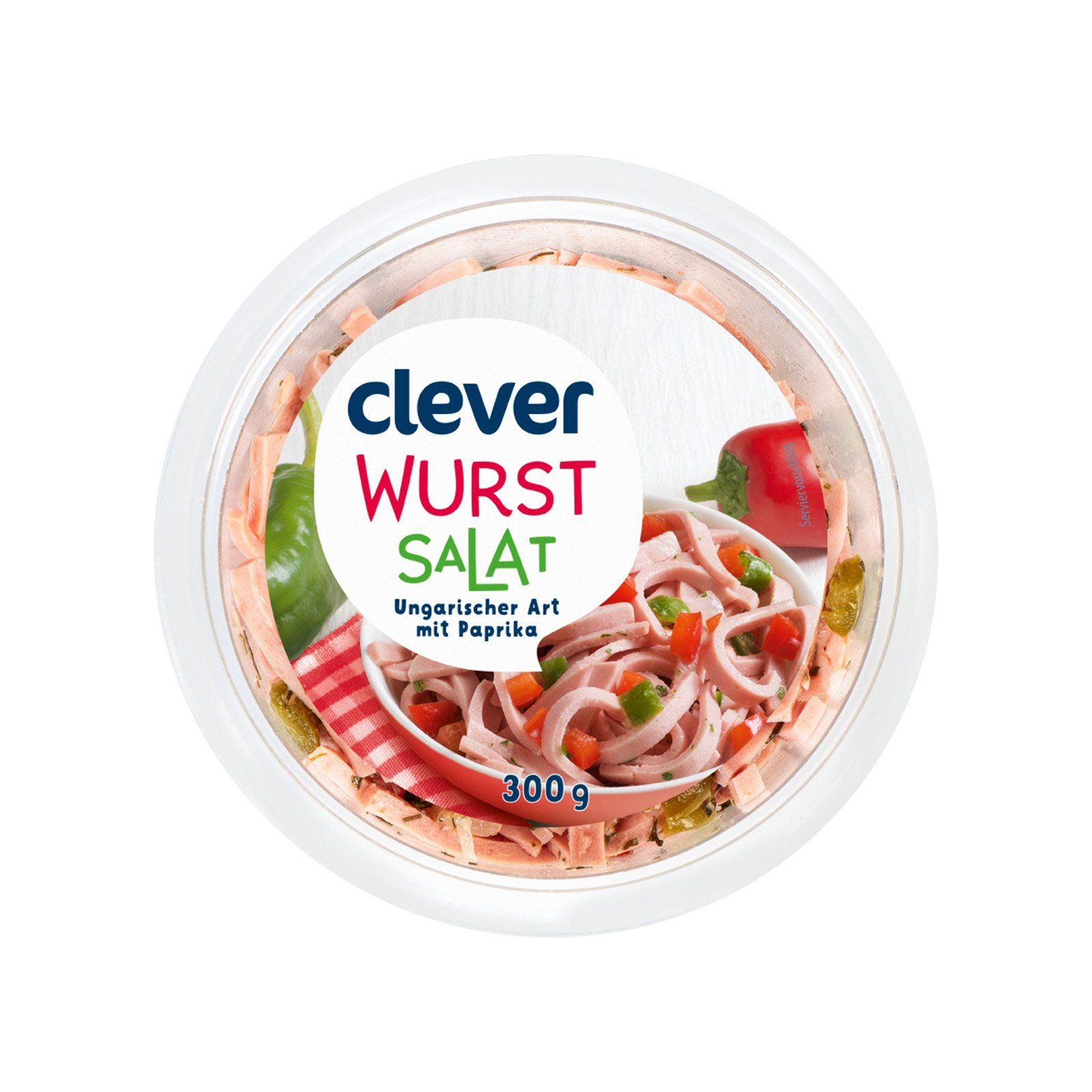 Clever Wurstsalat Ungarischer Art mit Paprika