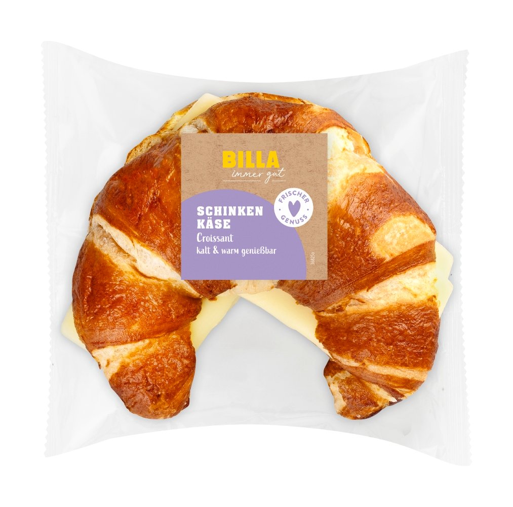 BILLA Croissant Schinken Käse