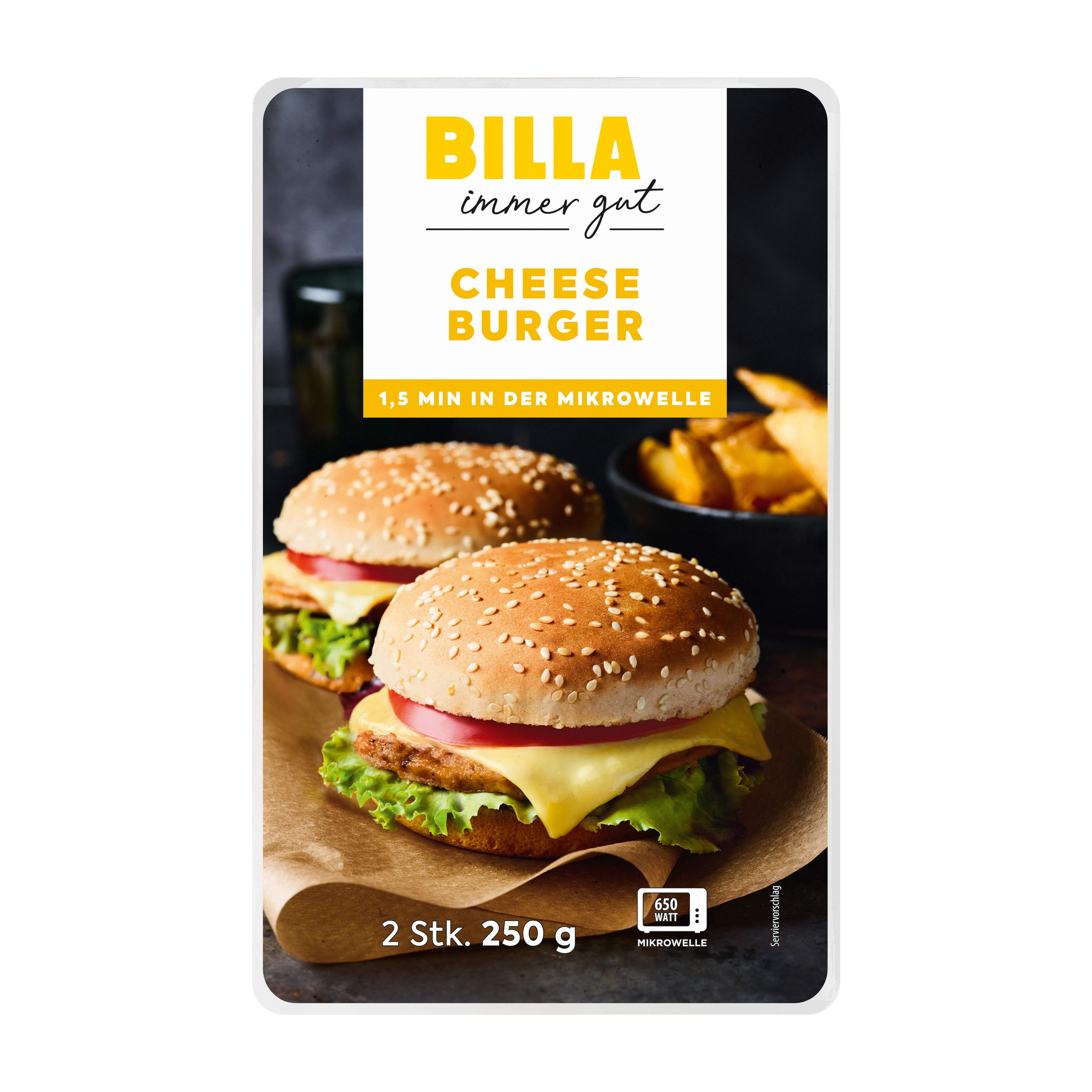 BILLA Cheeseburger