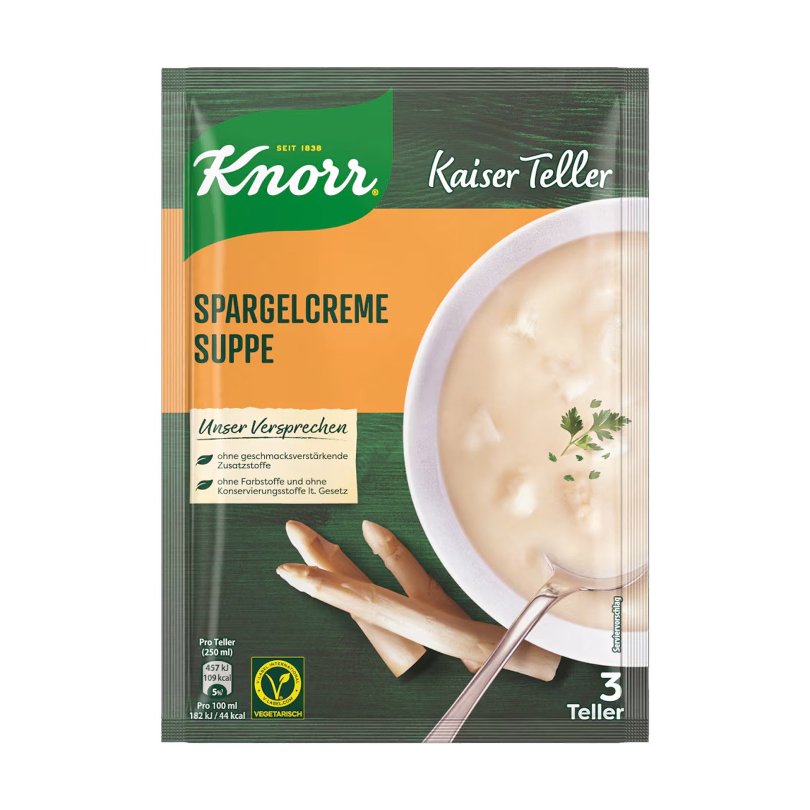 Knorr Kaiserteller Spargelcremesuppe