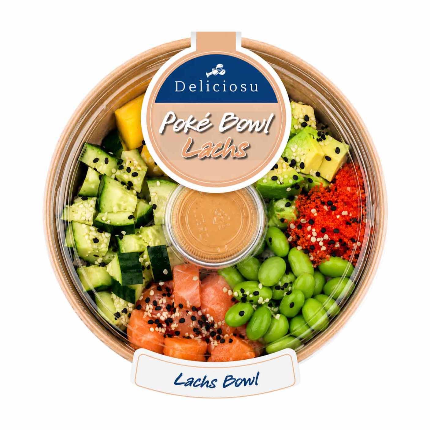 Deliciosu Poké Bowl Lachs Bowl
