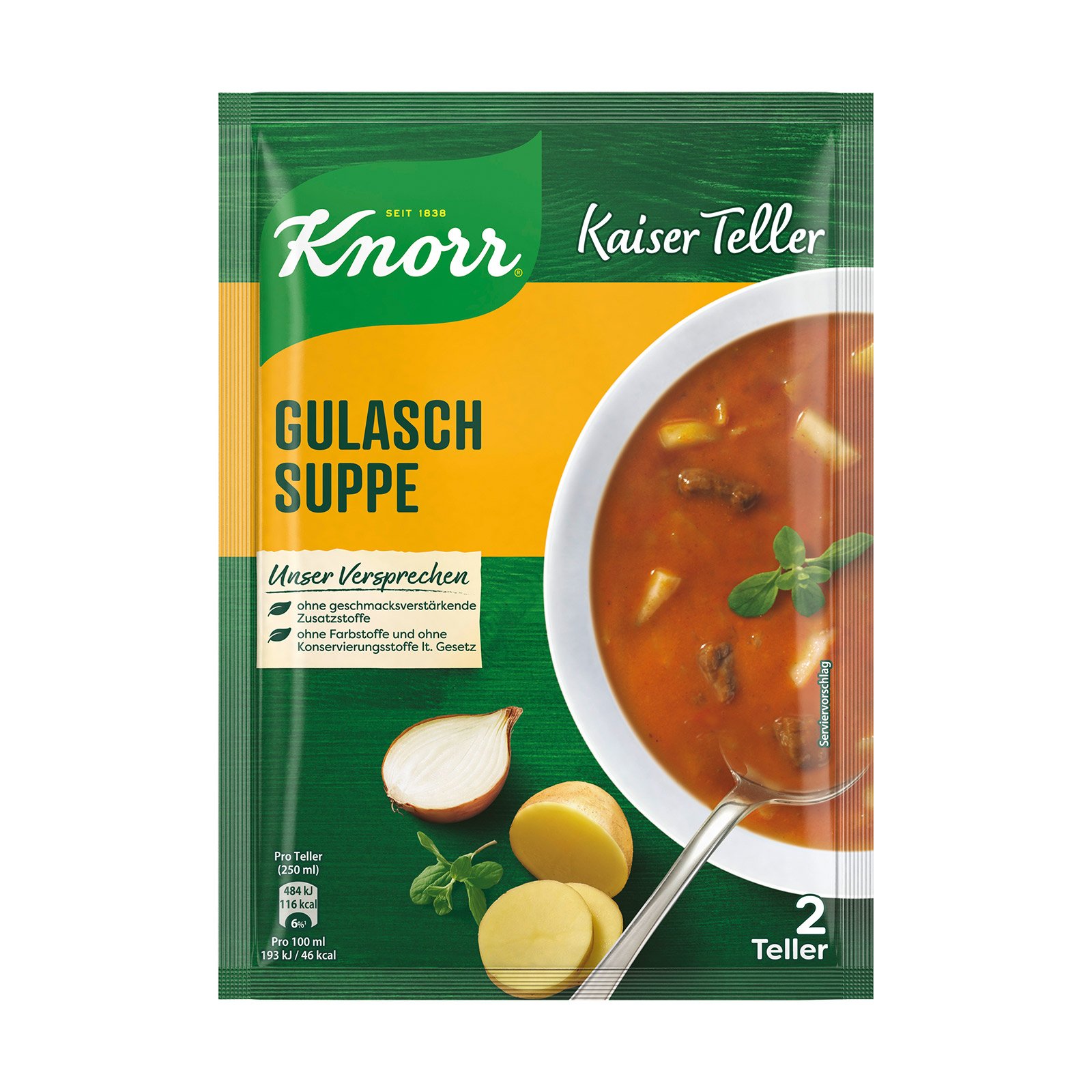 Knorr Keiserteller Gulasch Suppe
