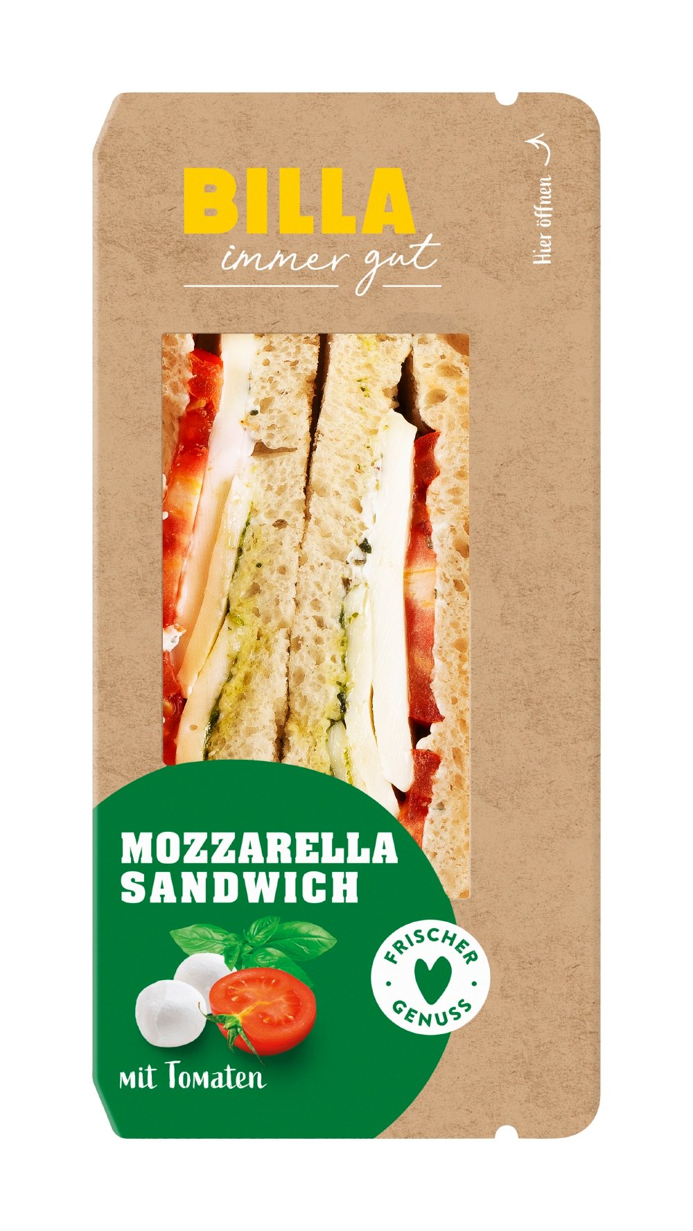 BILLA Mozzarella Sandwich