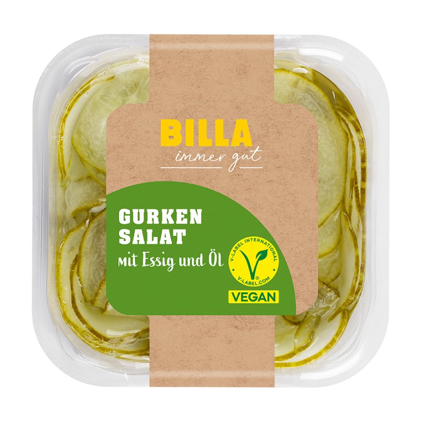 BILLA Gurkensalat Essig/Öl