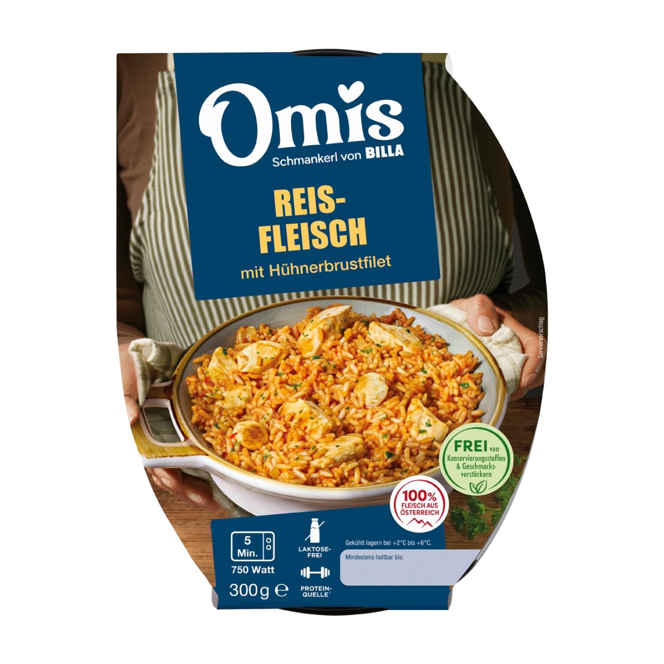 Omis Schmankerl Reisfleisch Huhn