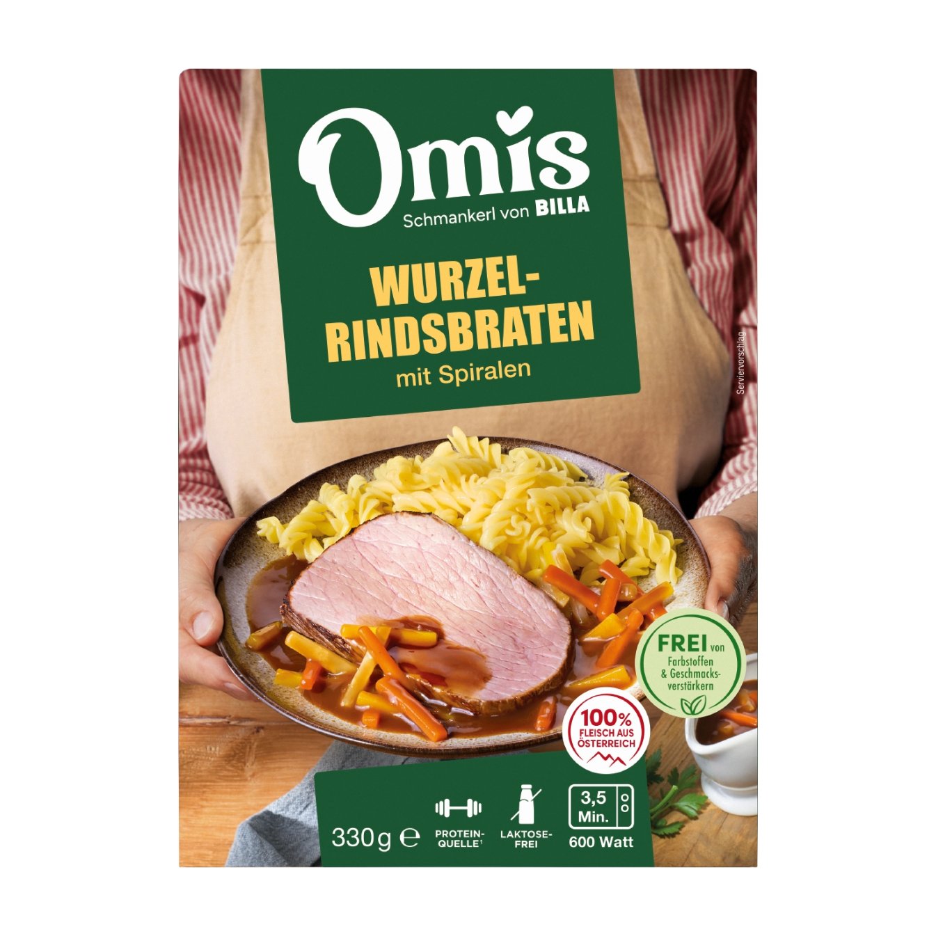 Omis Schmankerl Wurzelrindsbraten mit Spiralen