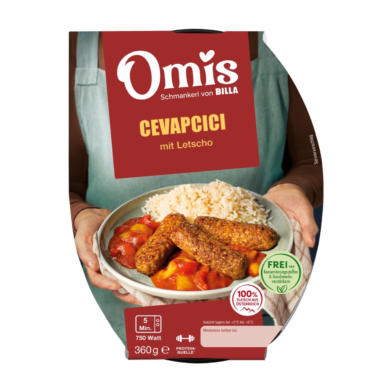 Omis Schmankerl Cevapcici Letscho
