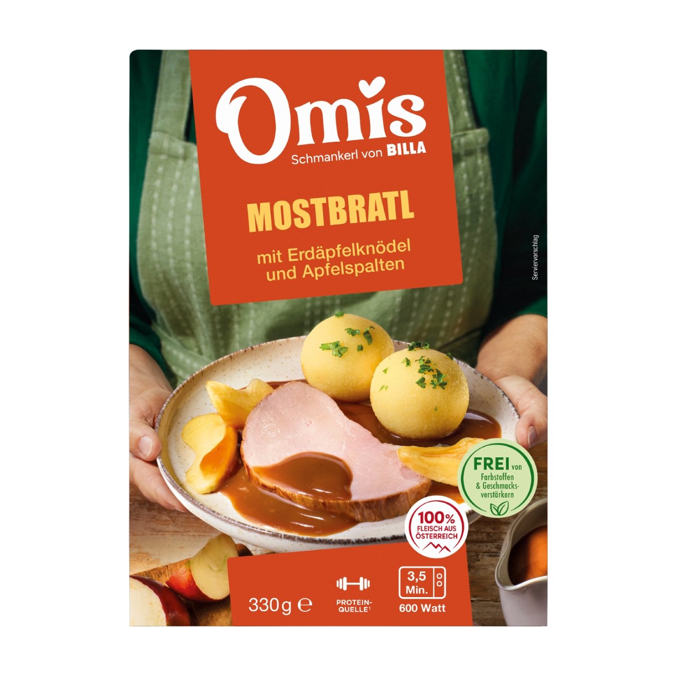 Omis Schmankerl Mostbratl mit Erdäpfelknödel