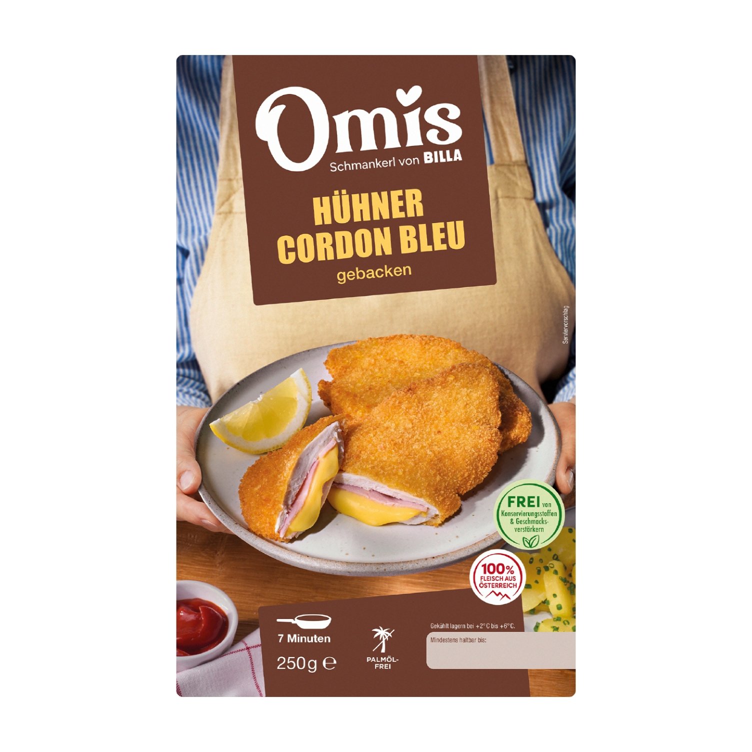 Omis Schmankerl Cordon Bleu vom Huhn