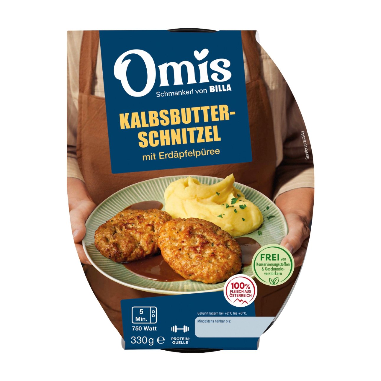 Omis Schmankerl Kalbsbutterschnitzel