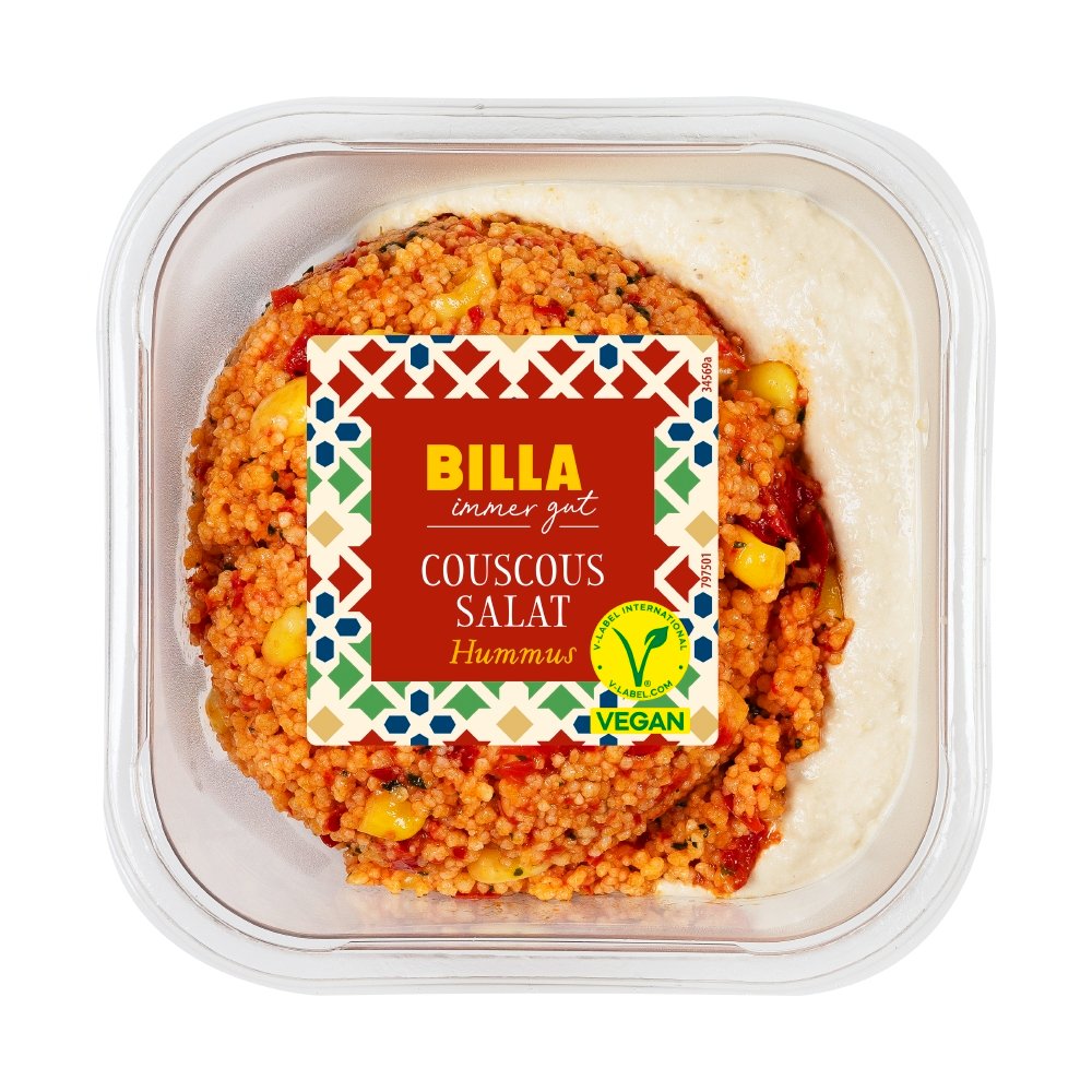BILLA Couscous Salat mit Hummus