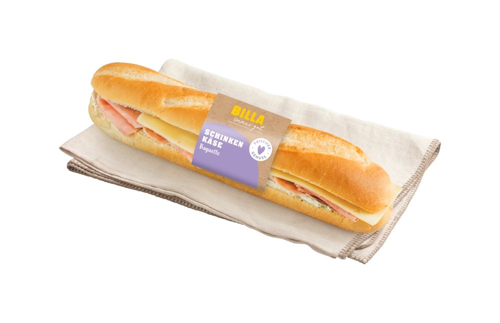 BILLA Baguette Schinken Kräuter Käse