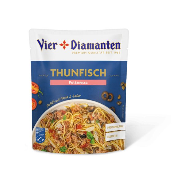 4 Diamanten Thunfisch Puttanesca