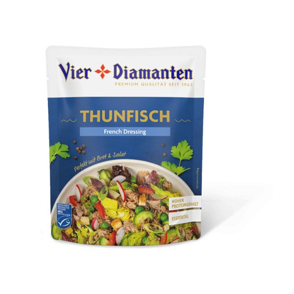 4 Diamanten Thunfisch French Dressing