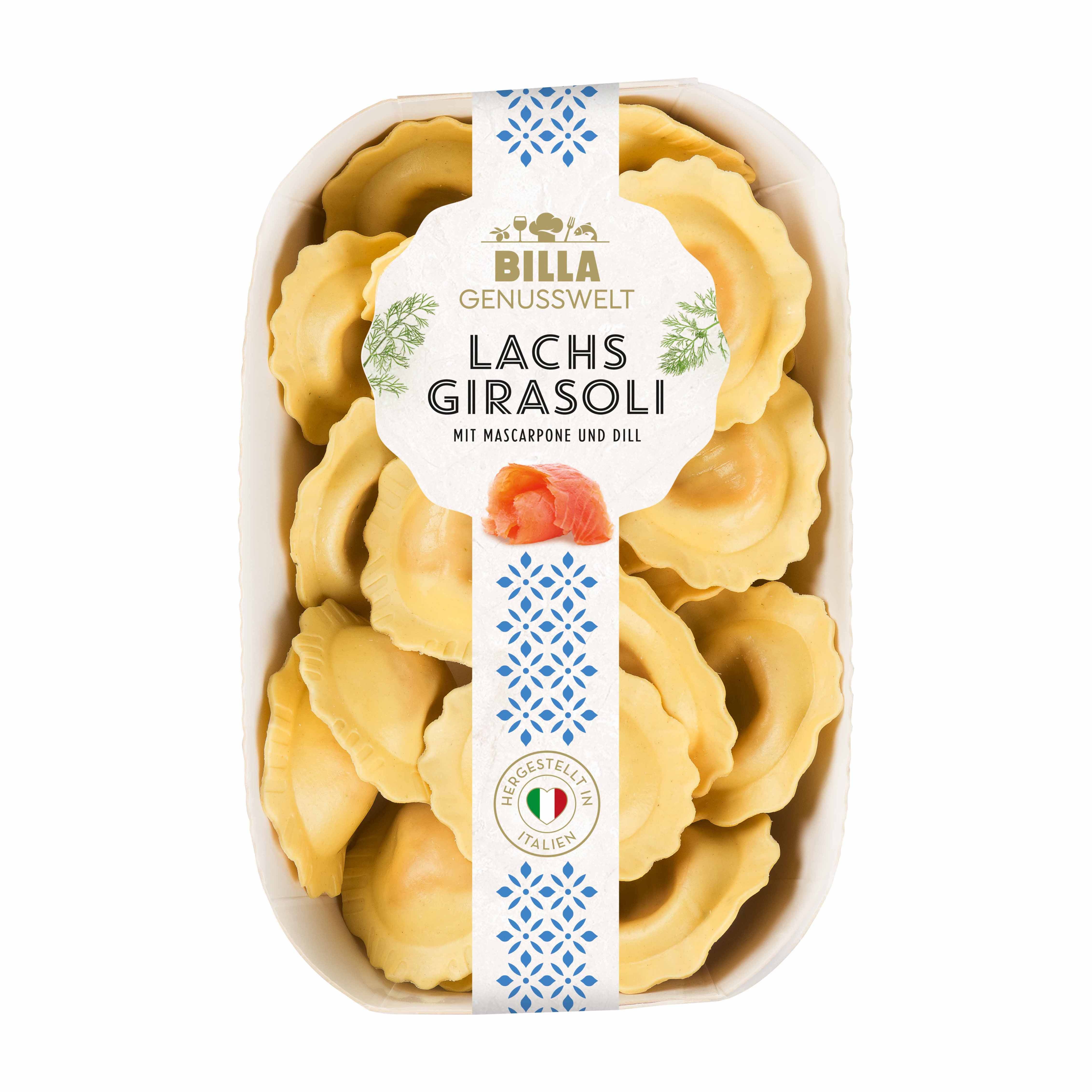 BILLA Genusswelt Girasoli Lachs, Mascarpone & Dill
