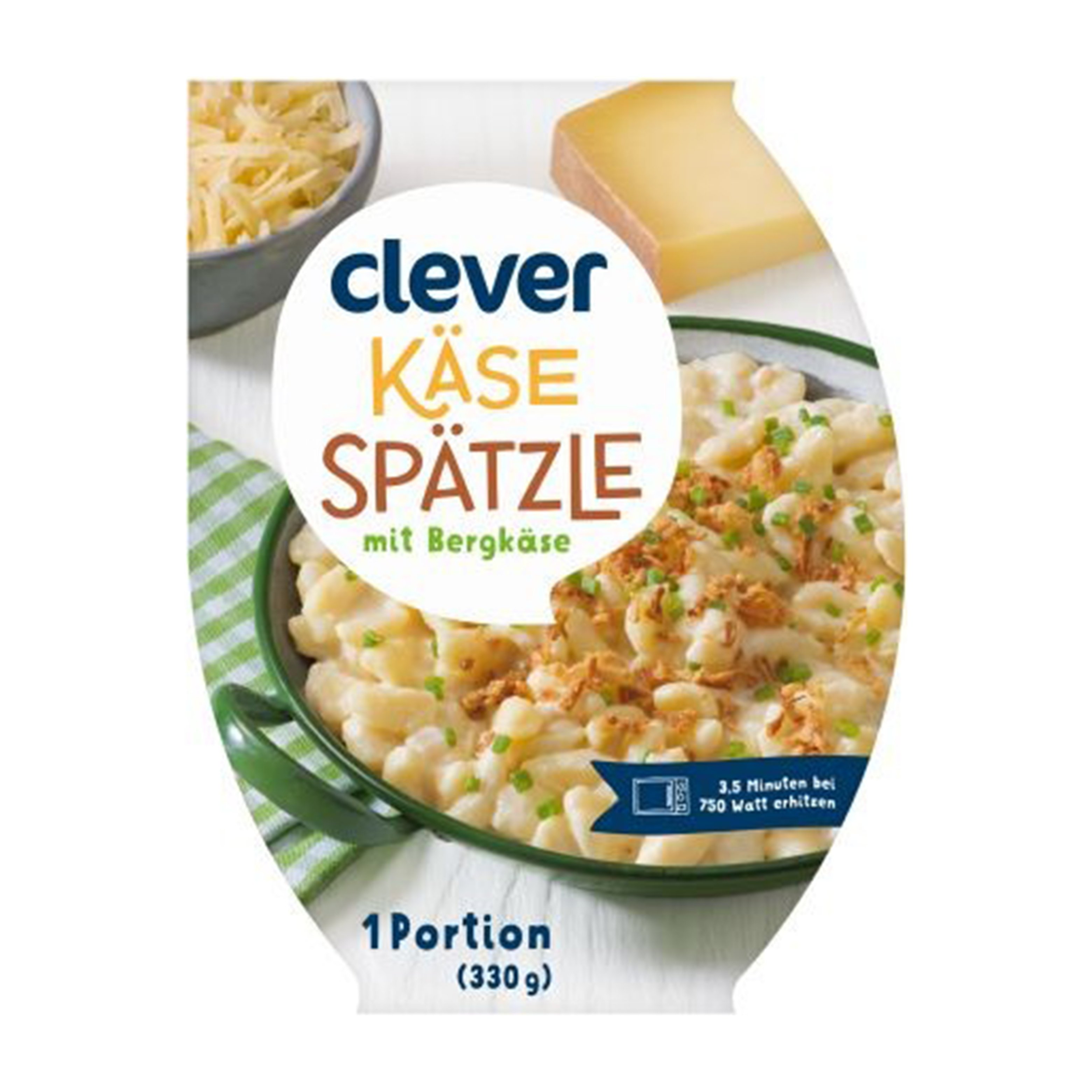 Clever Käsespätzle mit Bergkäse