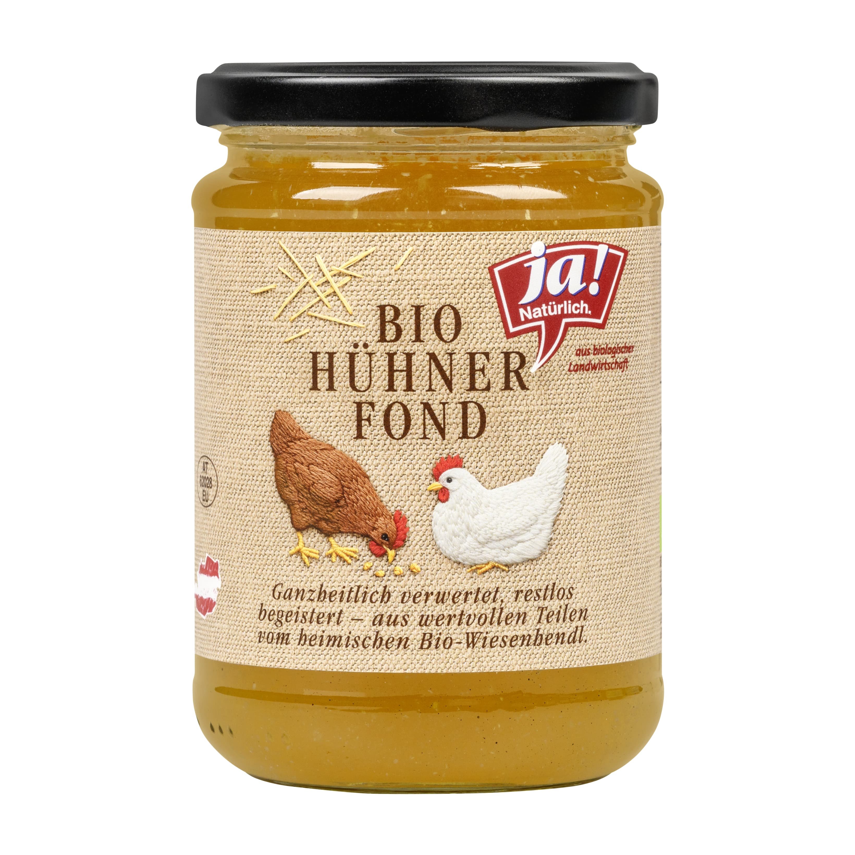 Ja! Natürlich Bio-Hühnerfond